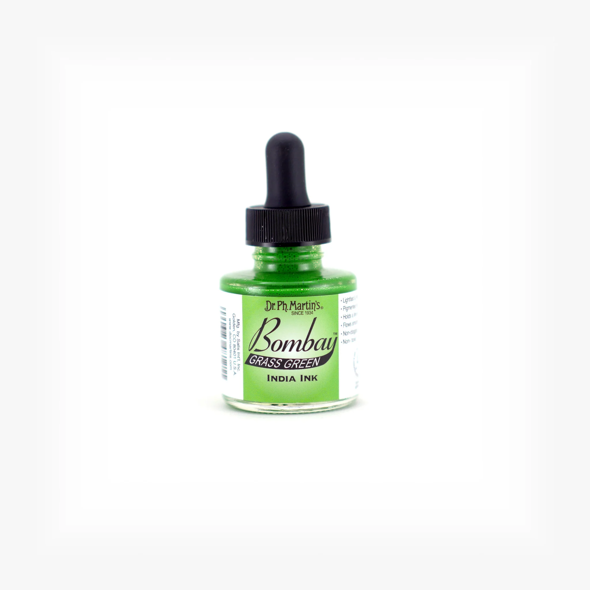 Bombay India Ink, 1.0 oz, Grass Green (12BY)