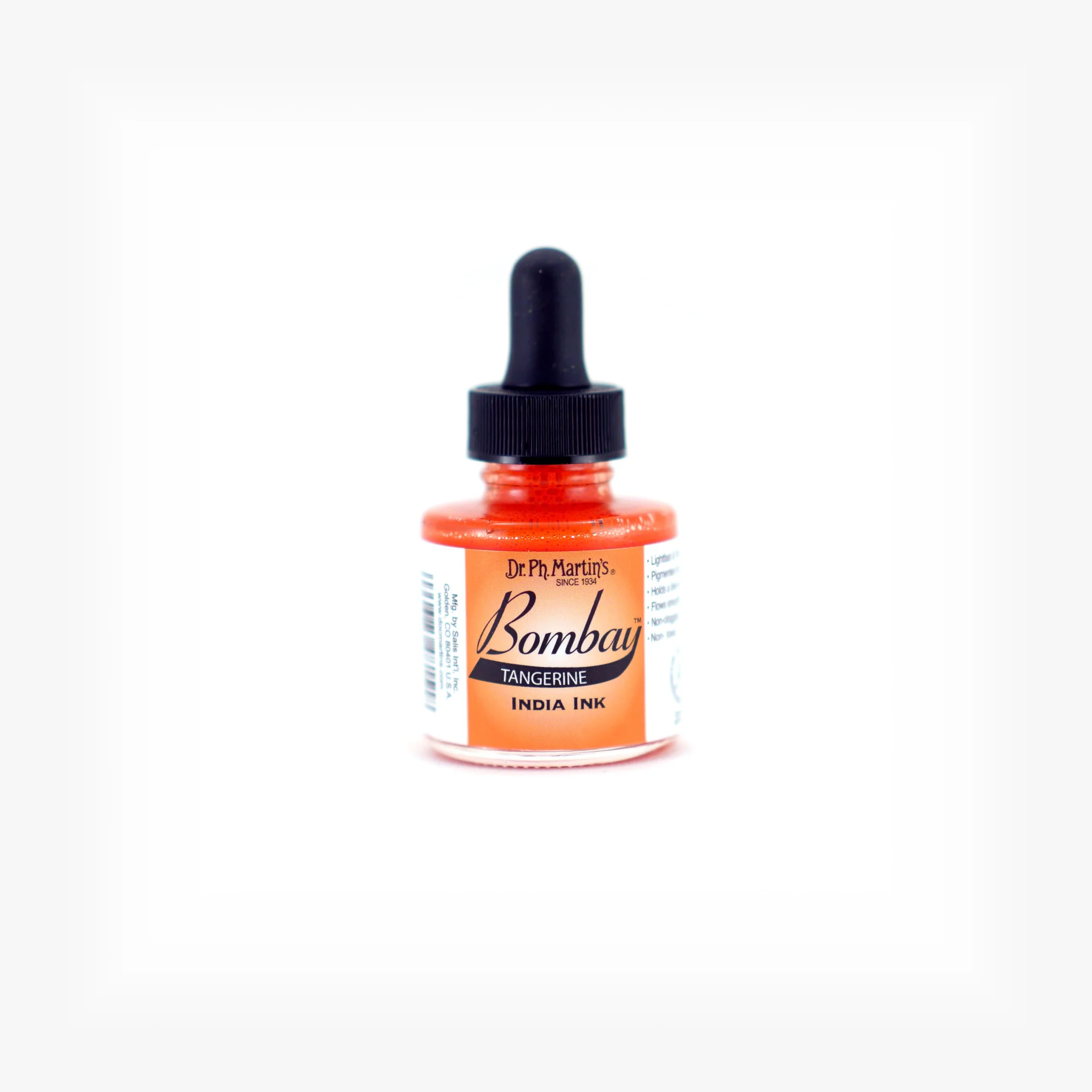 Bombay India Ink, 1.0 oz, Tangerine (15BY)