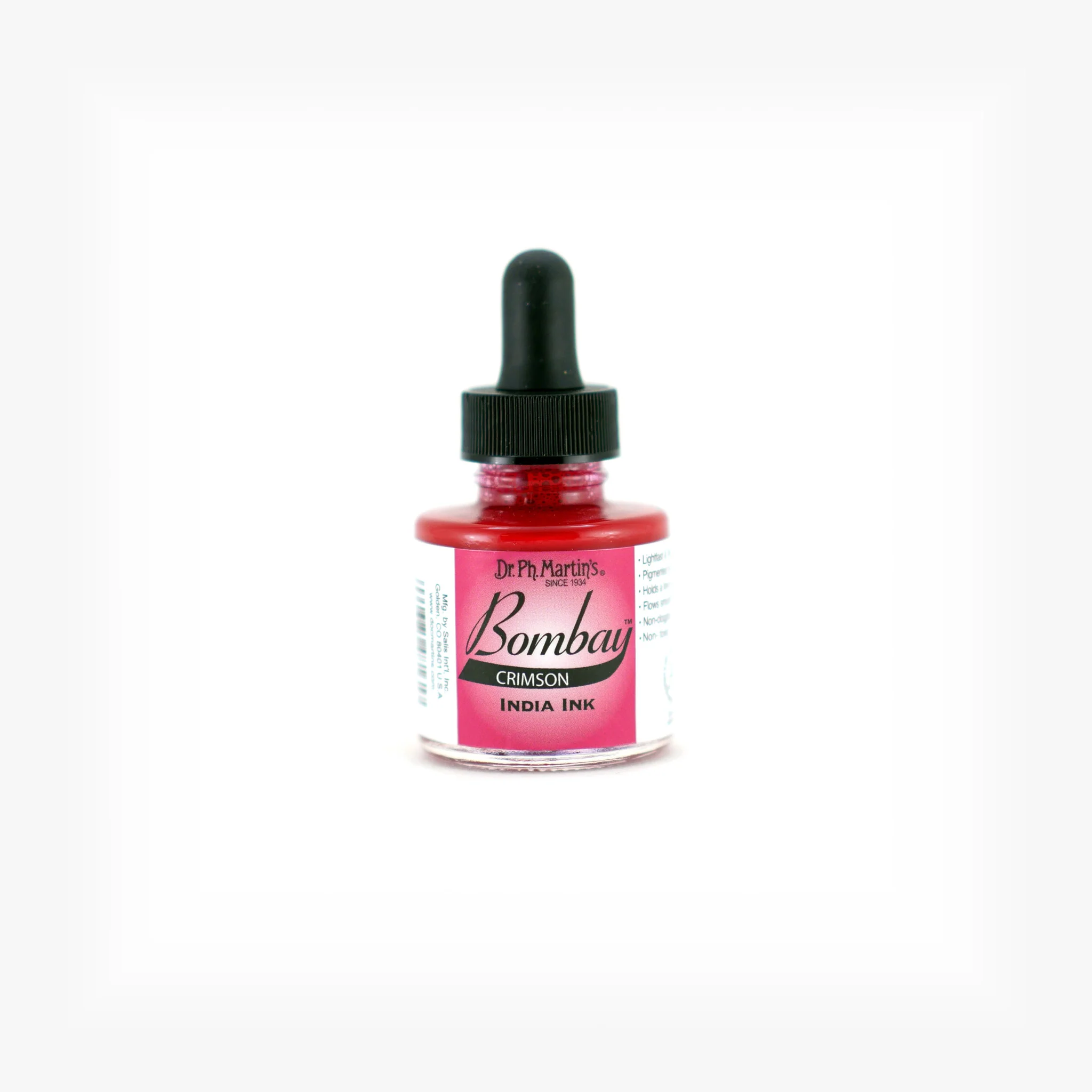 Bombay India Ink, 1.0 oz, Crimson (16BY)
