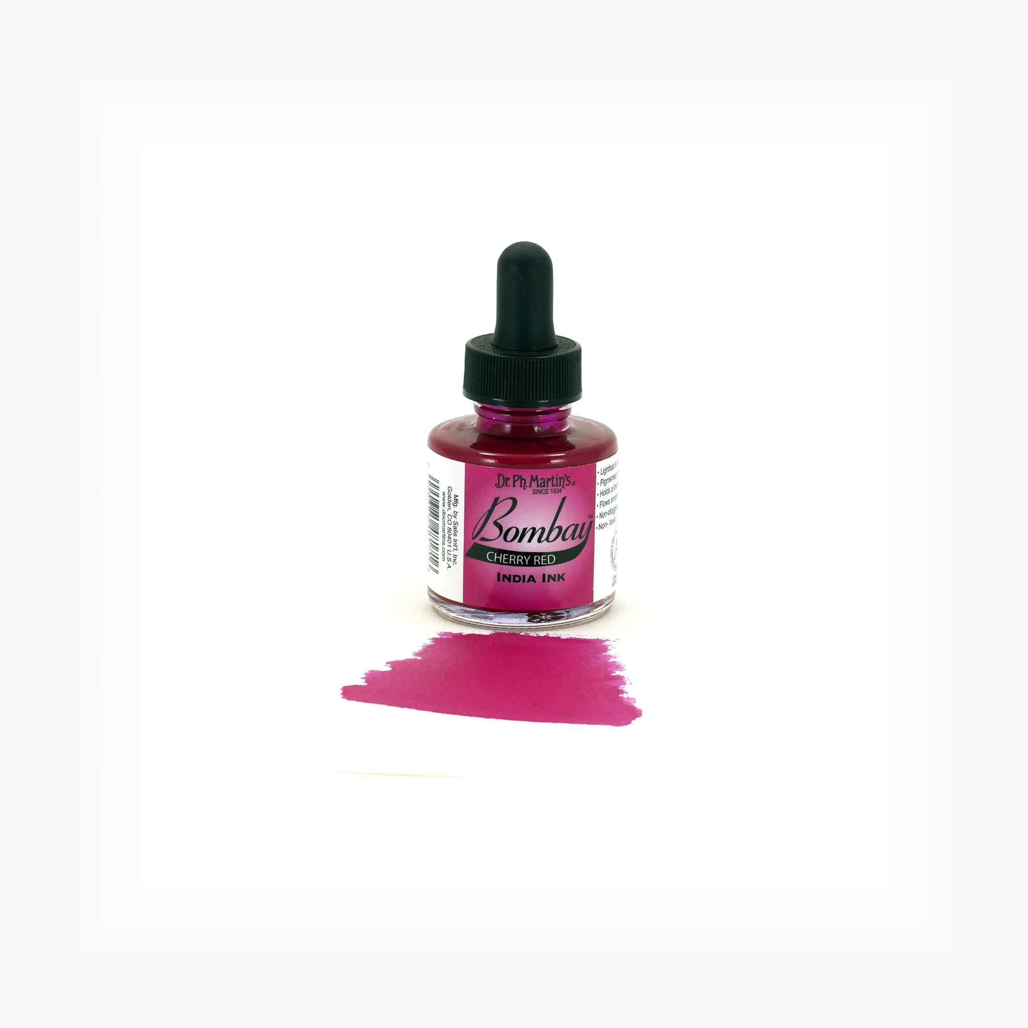Bombay India Ink, 1.0 oz, Cherry Red (17BY) - Image 2