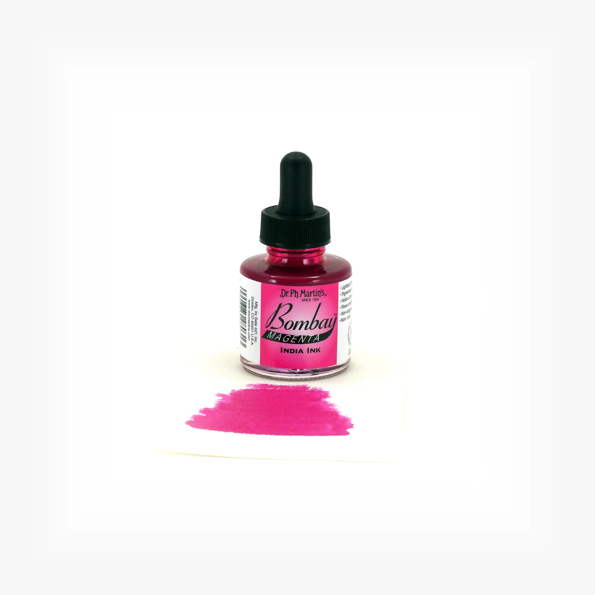 Bombay India Ink, 1.0 oz, Magenta (3BY) - Image 2