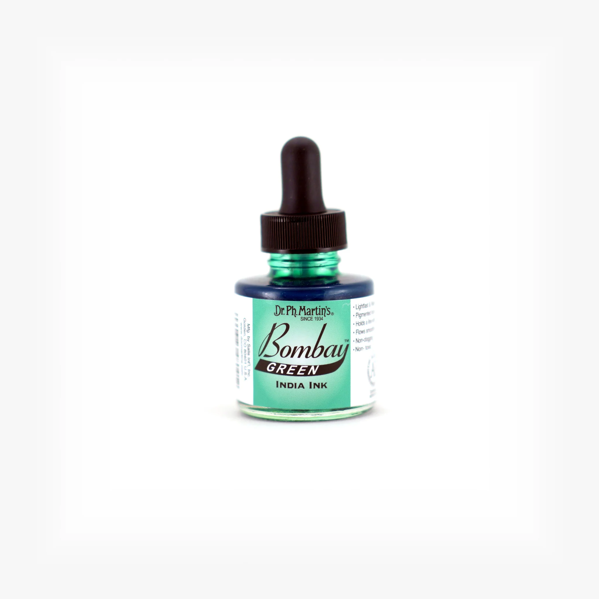 Bombay India Ink, 1.0 oz, Green (4BY)