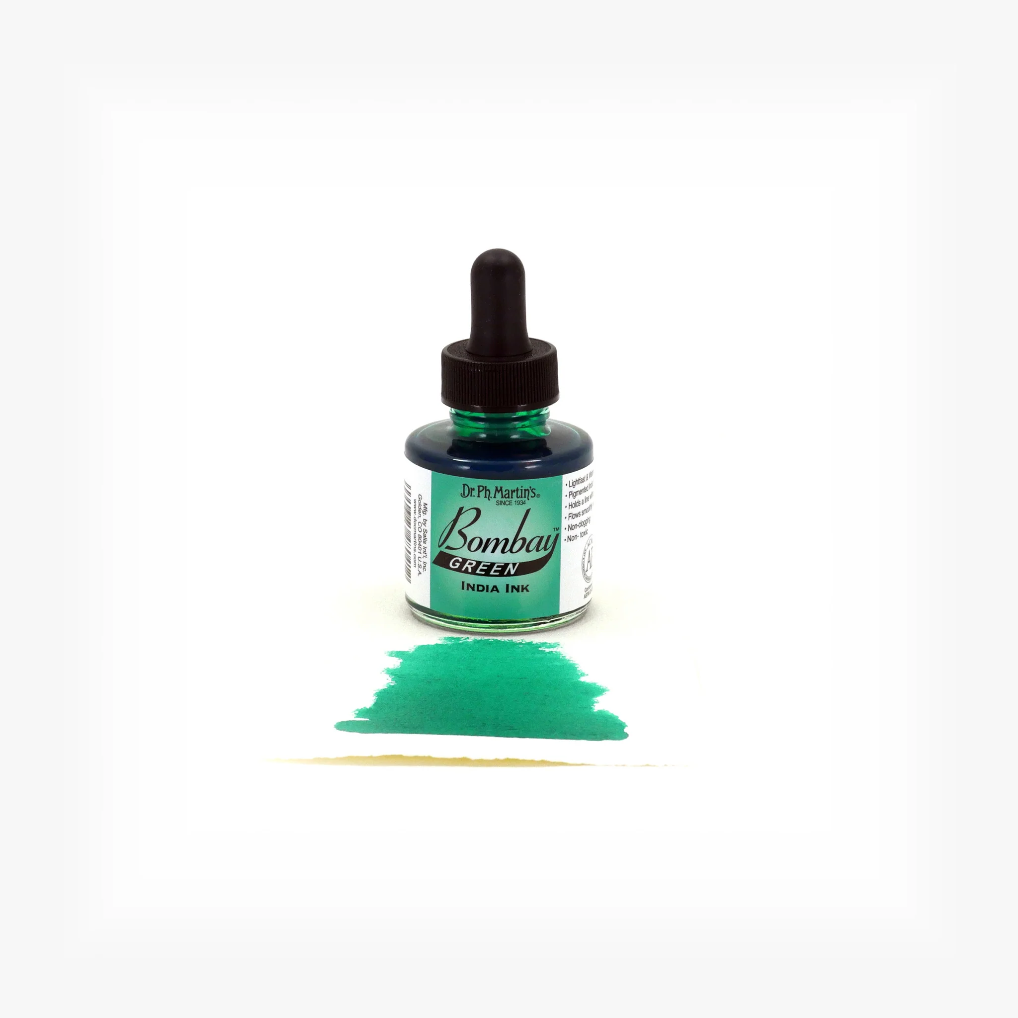 Bombay India Ink, 1.0 oz, Green (4BY) - Image 2