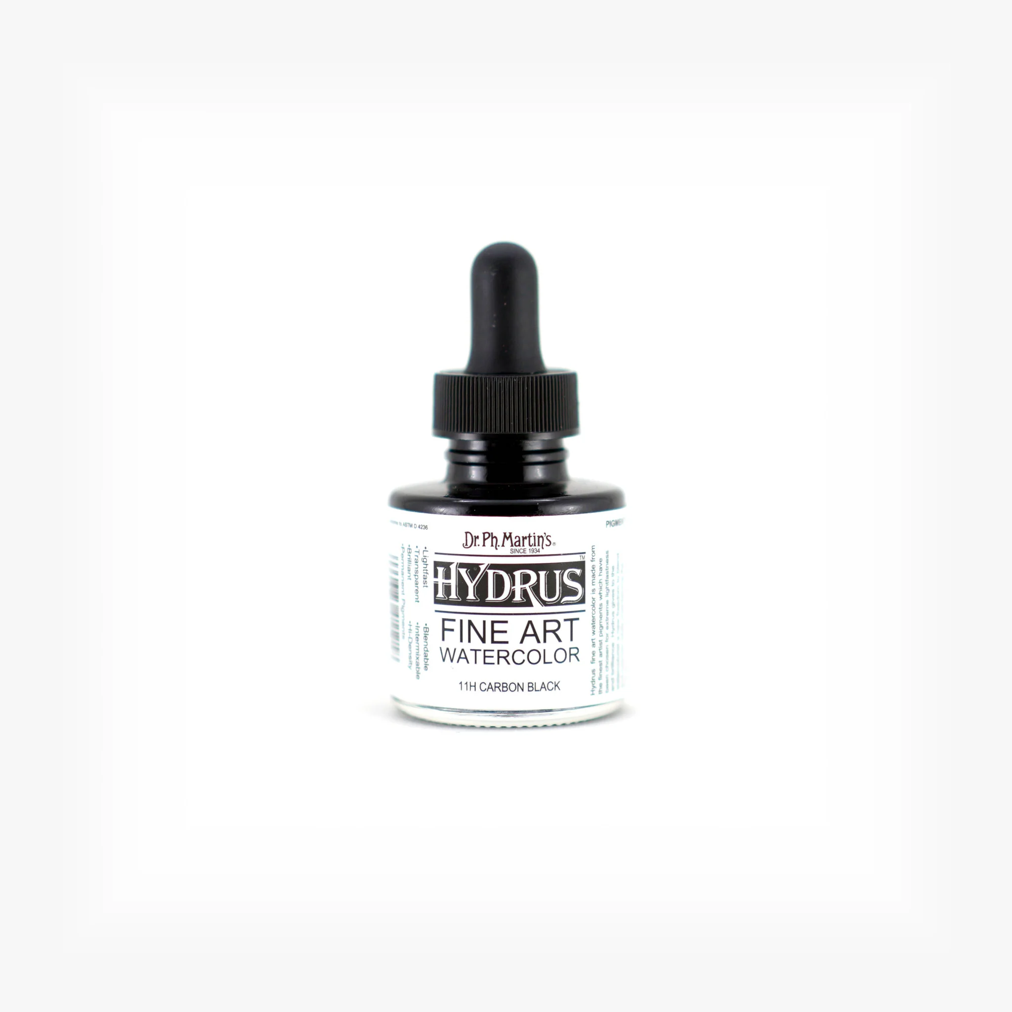 Hydrus Fine Art Watercolor, 1.0 oz, Carbon Black (11H)