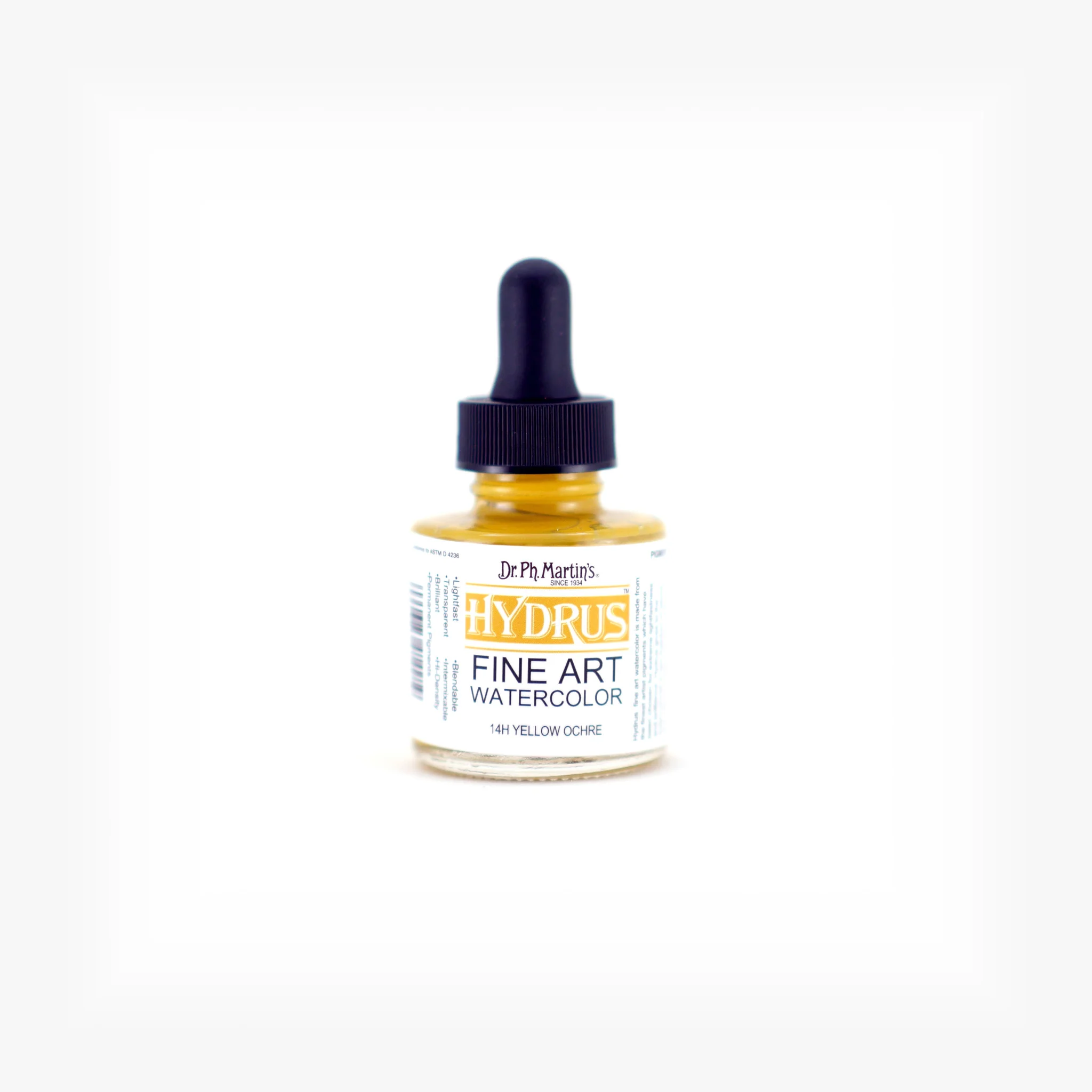 Hydrus Fine Art Watercolor, 1.0 oz, Yellow Ochre (14H)