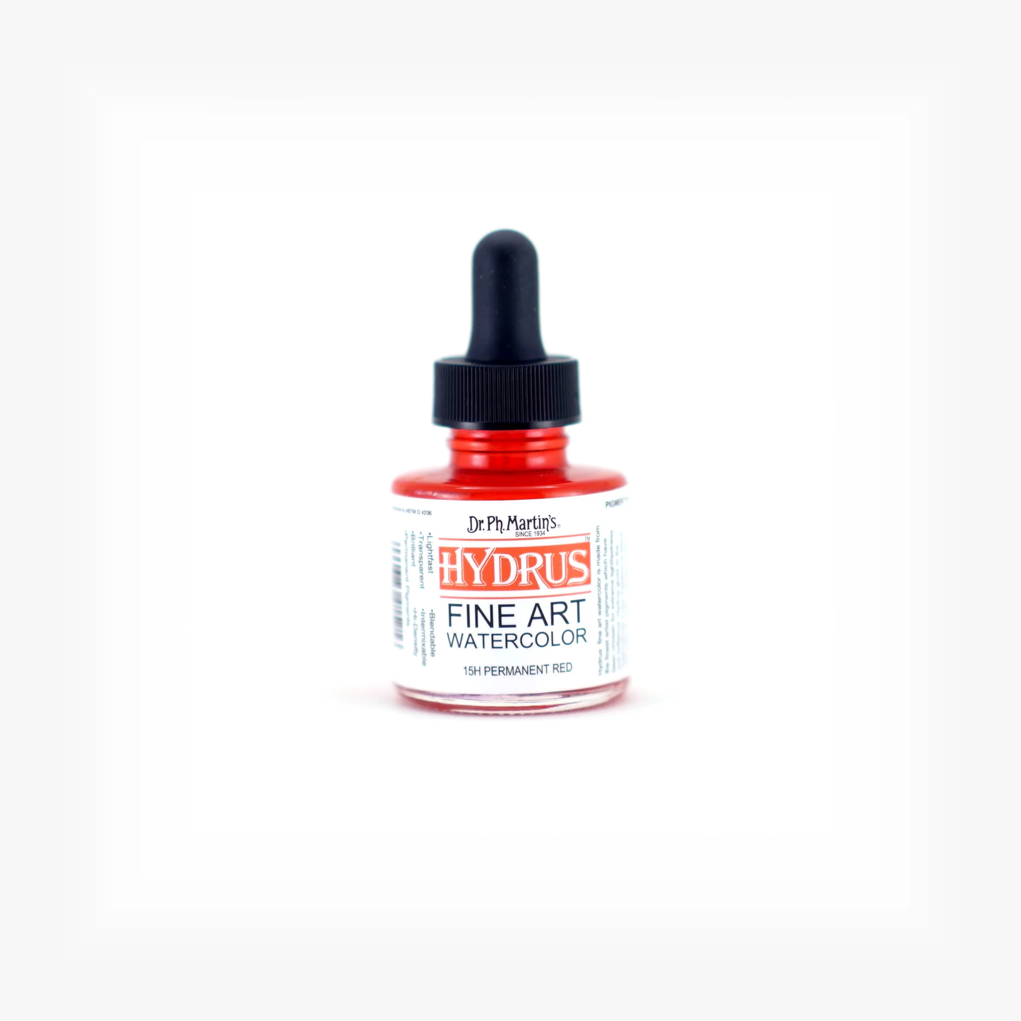 Hydrus Fine Art Watercolor, 1.0 oz, Permanent Red (15H)
