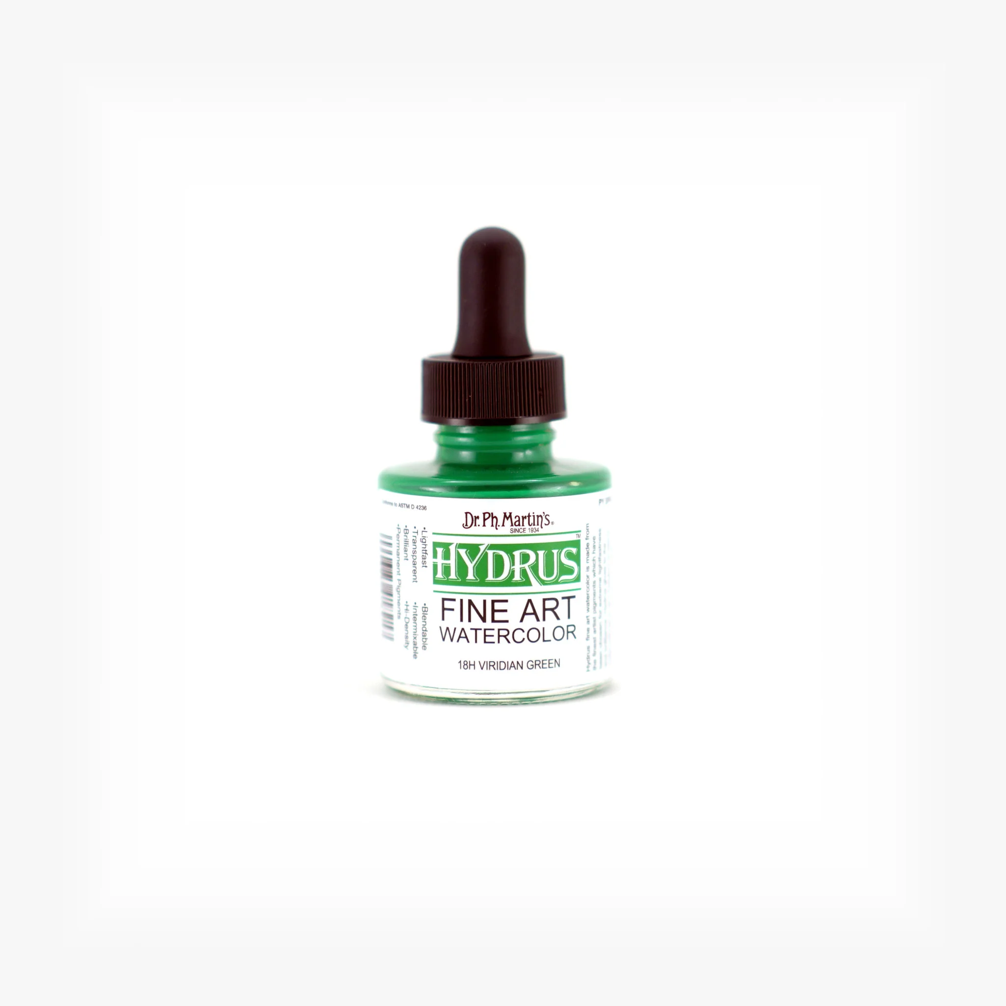 Hydrus Fine Art Watercolor, 1.0 oz, Viridian Green (18H)