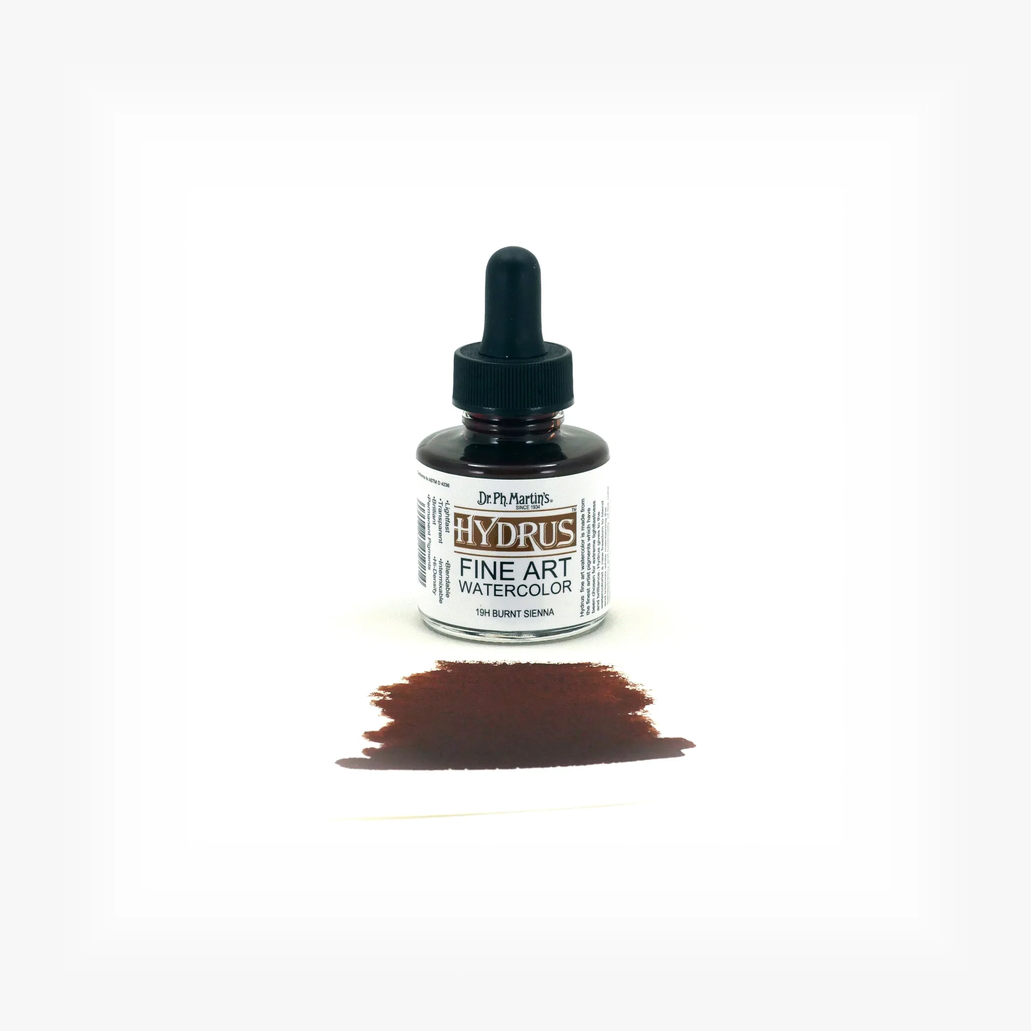 Hydrus Fine Art Watercolor, 1.0 oz, Burnt Sienna (19H) - Image 2