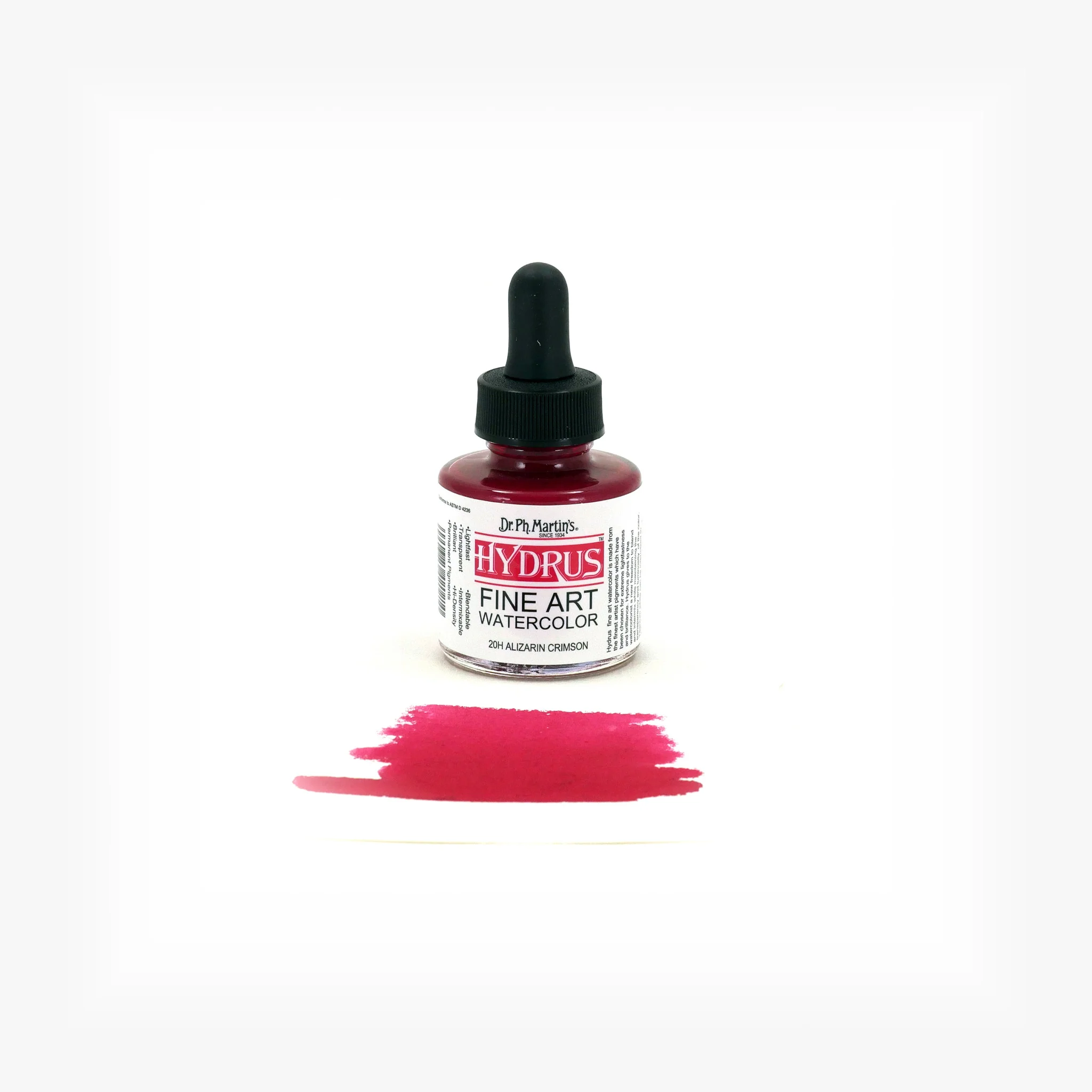 Hydrus Fine Art Watercolor, 1.0 oz, Alizarin Crimson (20H) - Image 2