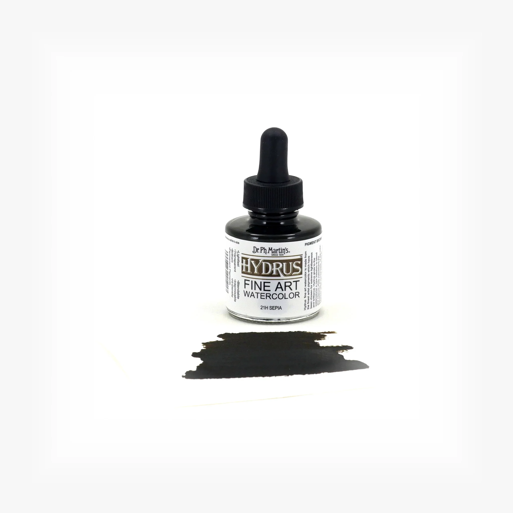 Hydrus Fine Art Watercolor, 1.0 oz, Sepia (21H) - Image 2