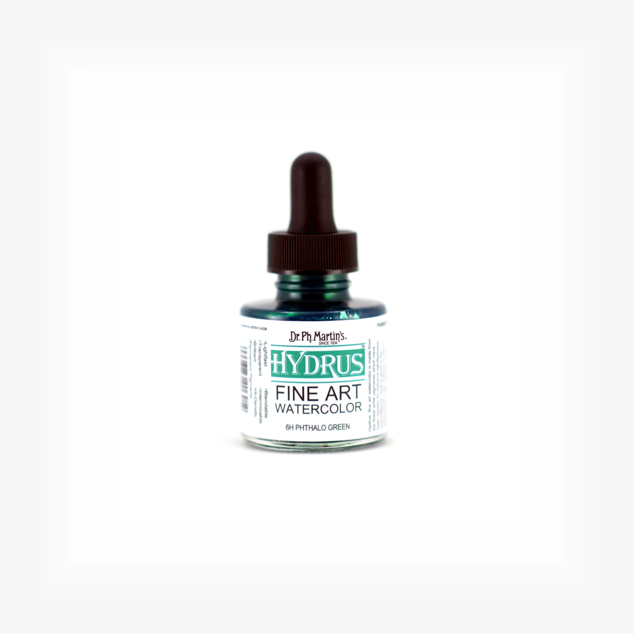 Hydrus Fine Art Watercolor, 1.0 oz, Phthalo Green (6H)