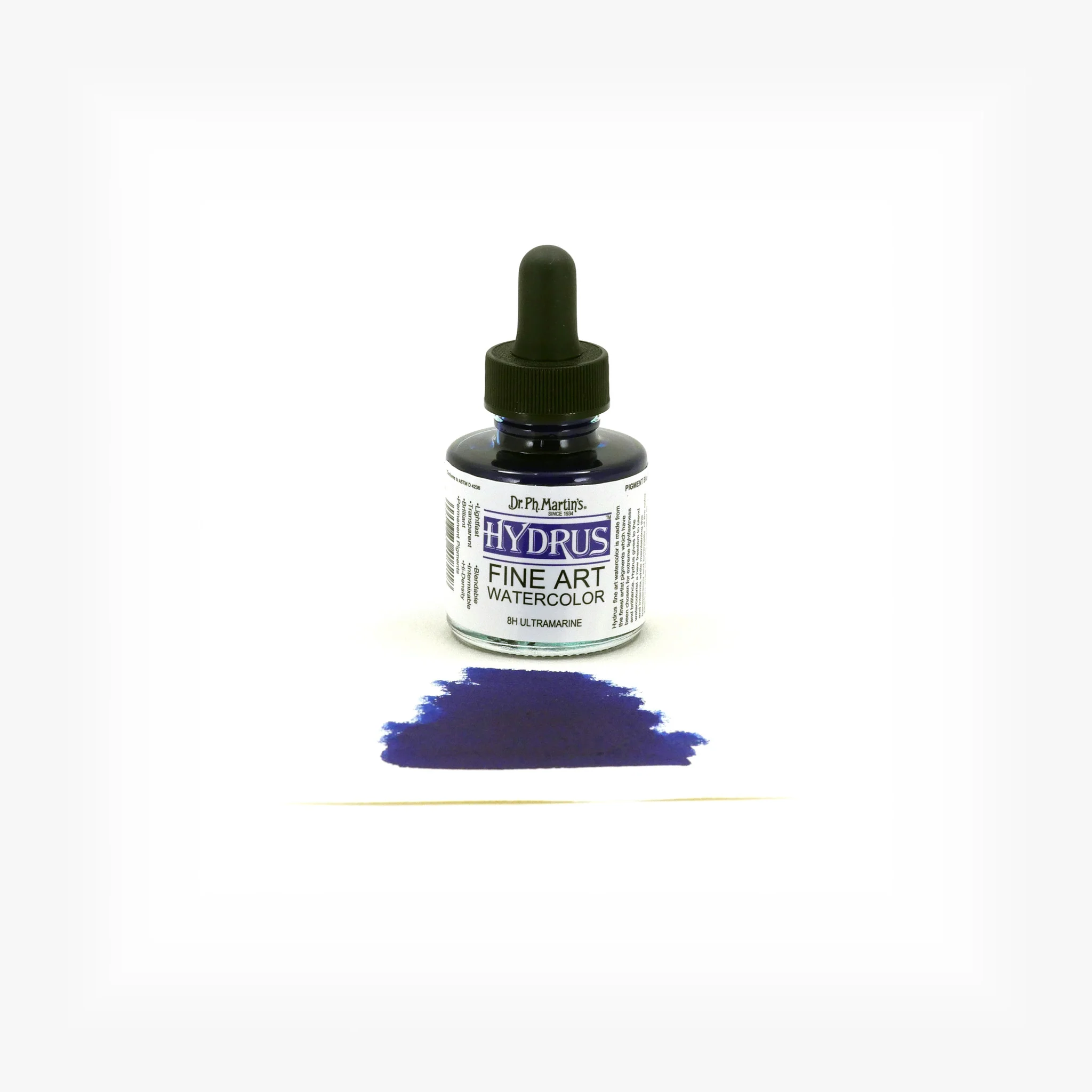 Hydrus Fine Art Watercolor, 1.0 oz, Ultramarine (8H) - Image 2