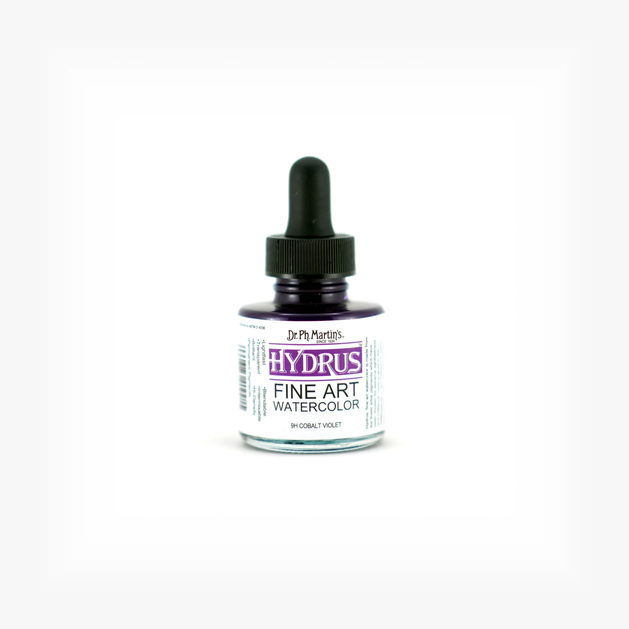 Hydrus Fine Art Watercolor, 1.0 oz, Cobalt Violet (9H)