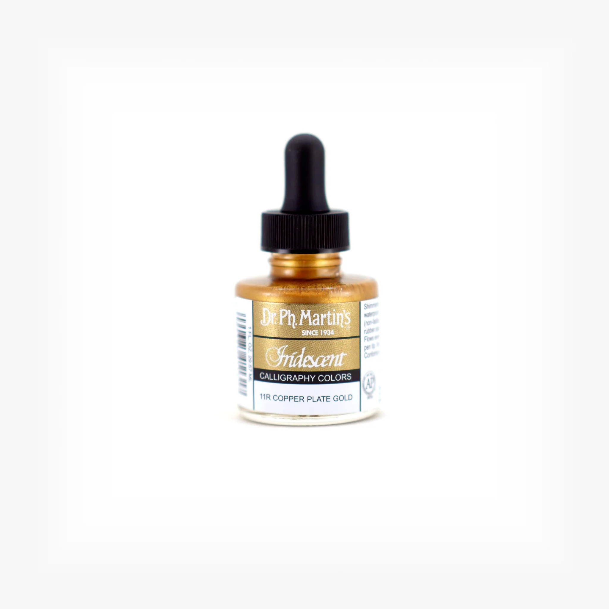 Iridescent Calligraphy Color, 1.0 oz, Copper Plate Gold (11R)