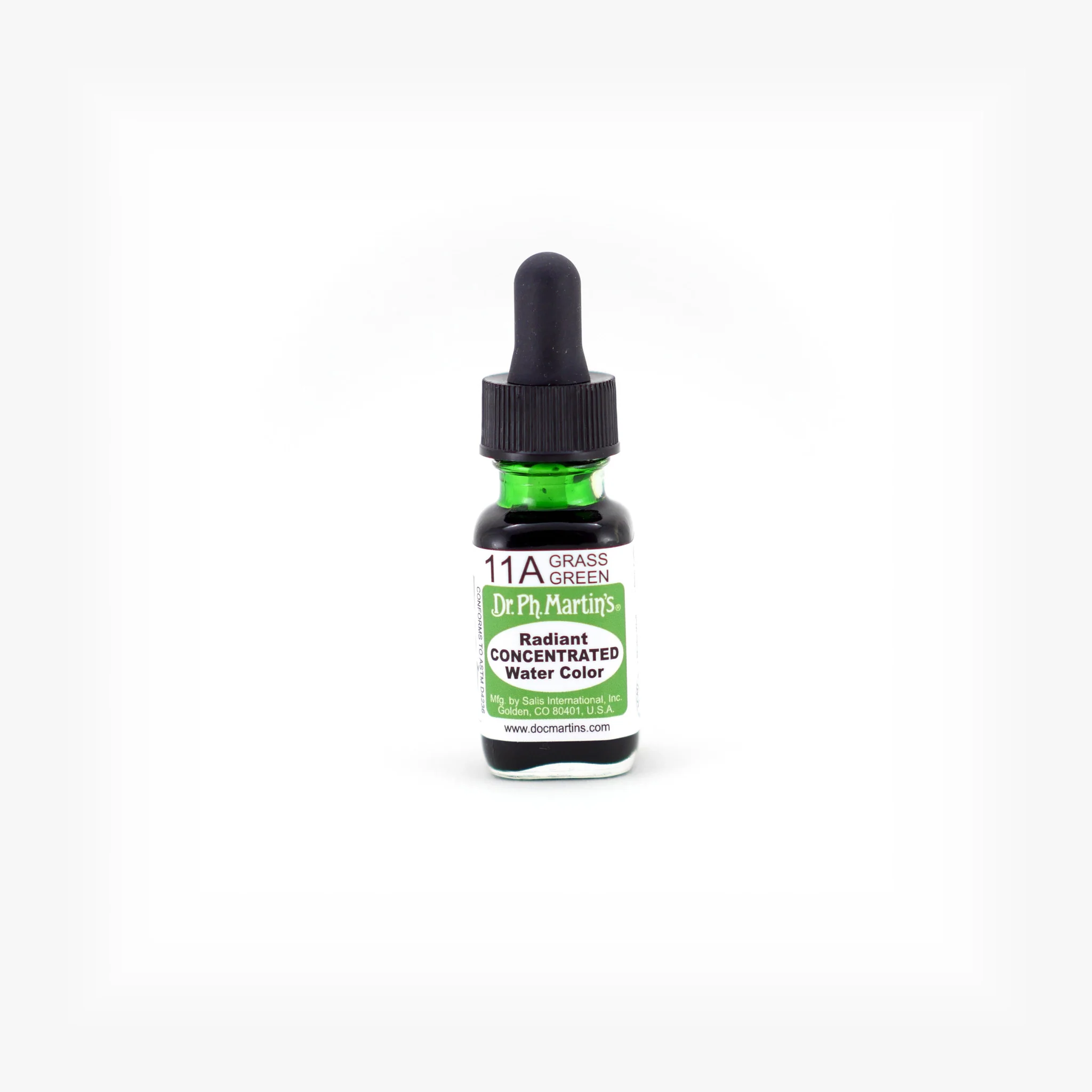 Radiant Concentrated Water Color, 0.5 oz, Grass Green (11A)