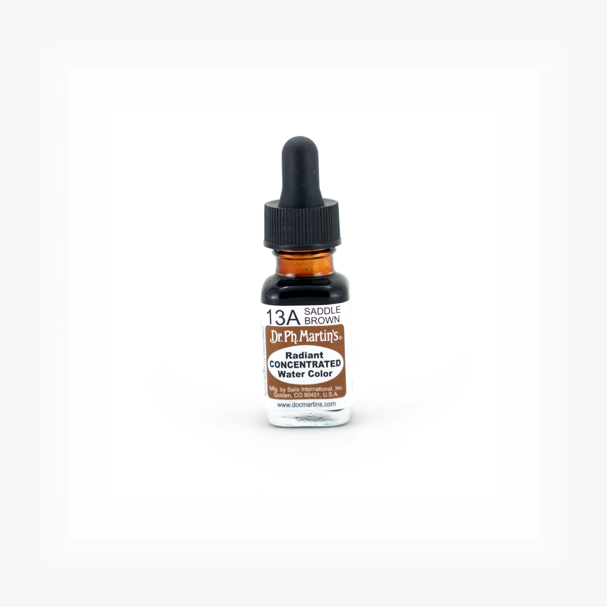 Radiant Concentrated Water Color, 0.5 oz, Saddle Brown (13A)