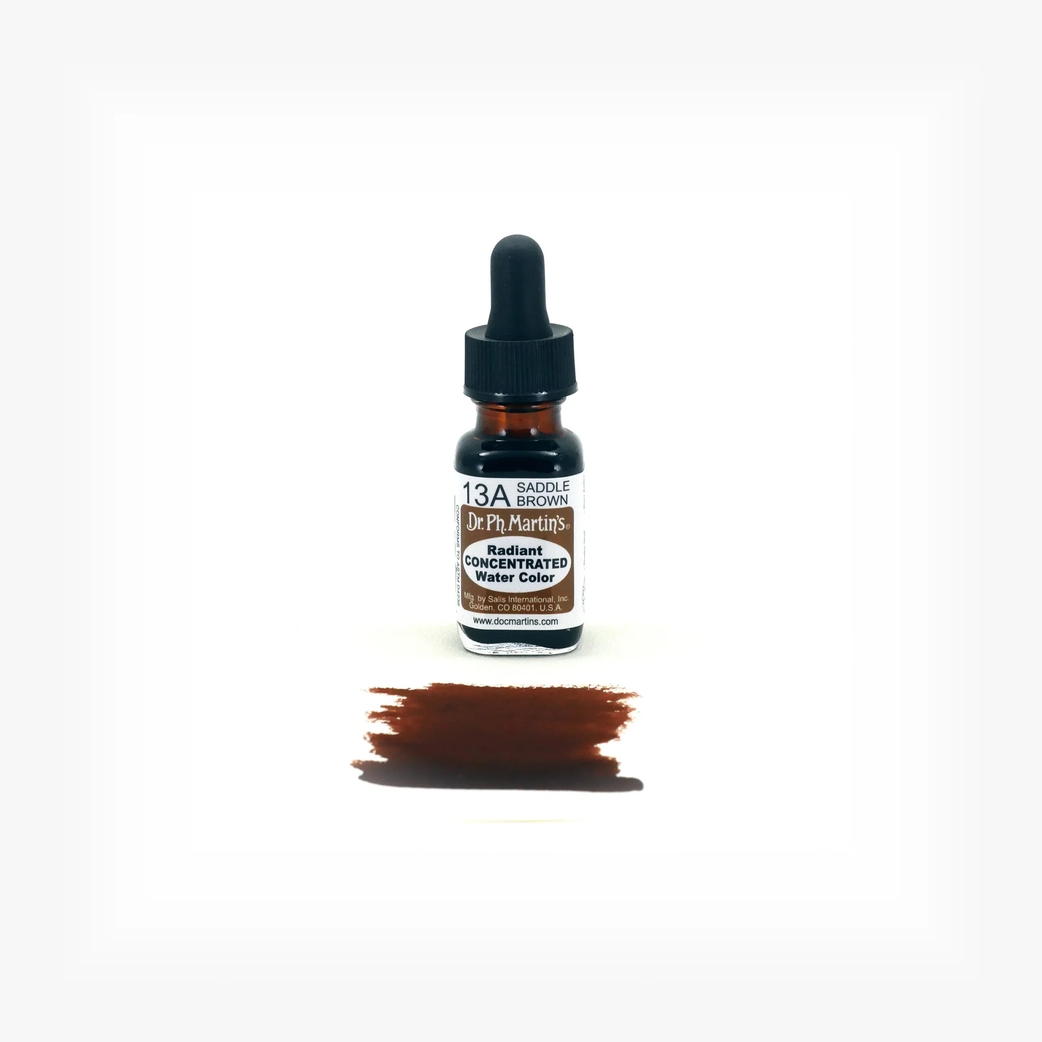 Radiant Concentrated Water Color, 0.5 oz, Saddle Brown (13A) - Image 2