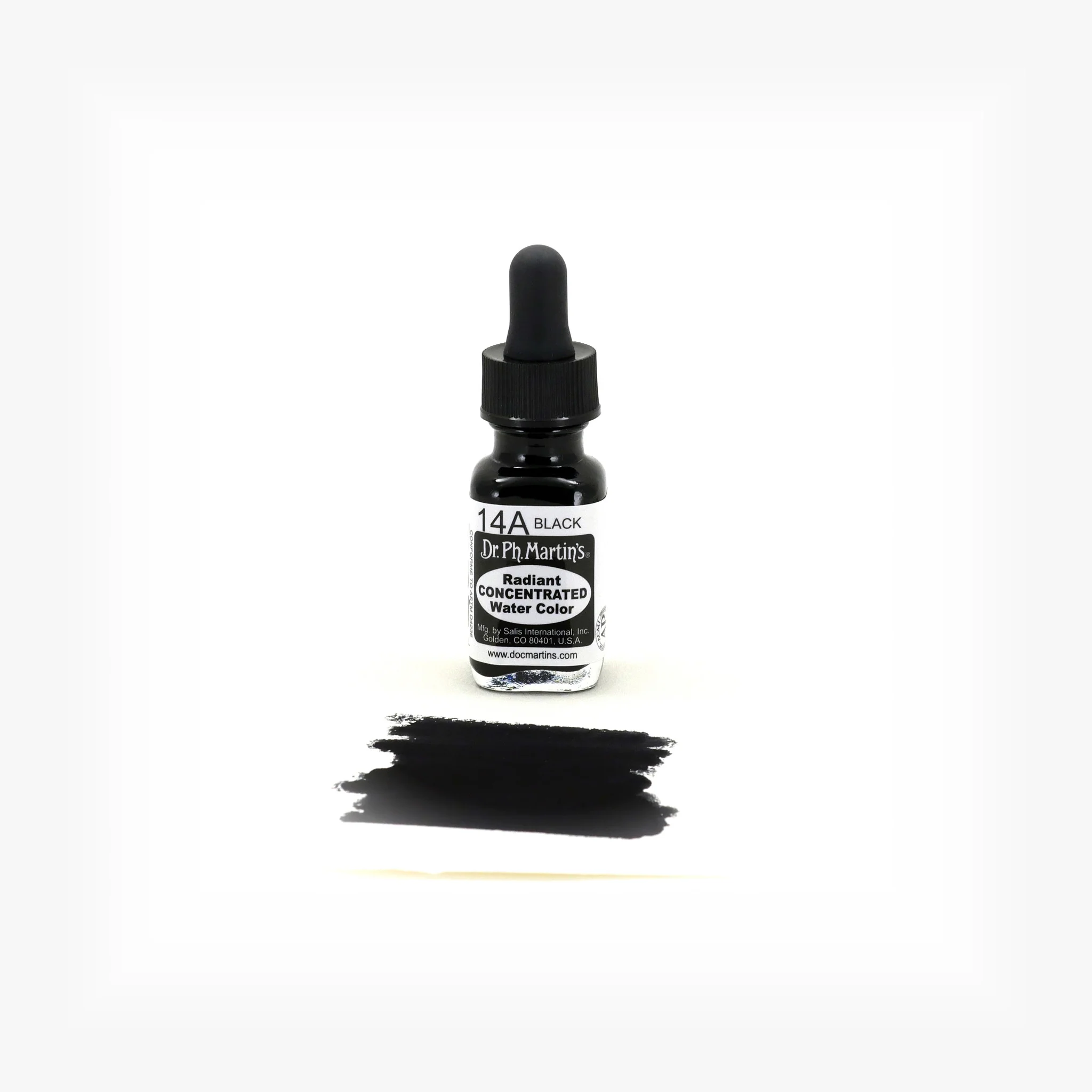 Radiant Concentrated Water Color, 0.5 oz, Black (14A) - Image 2