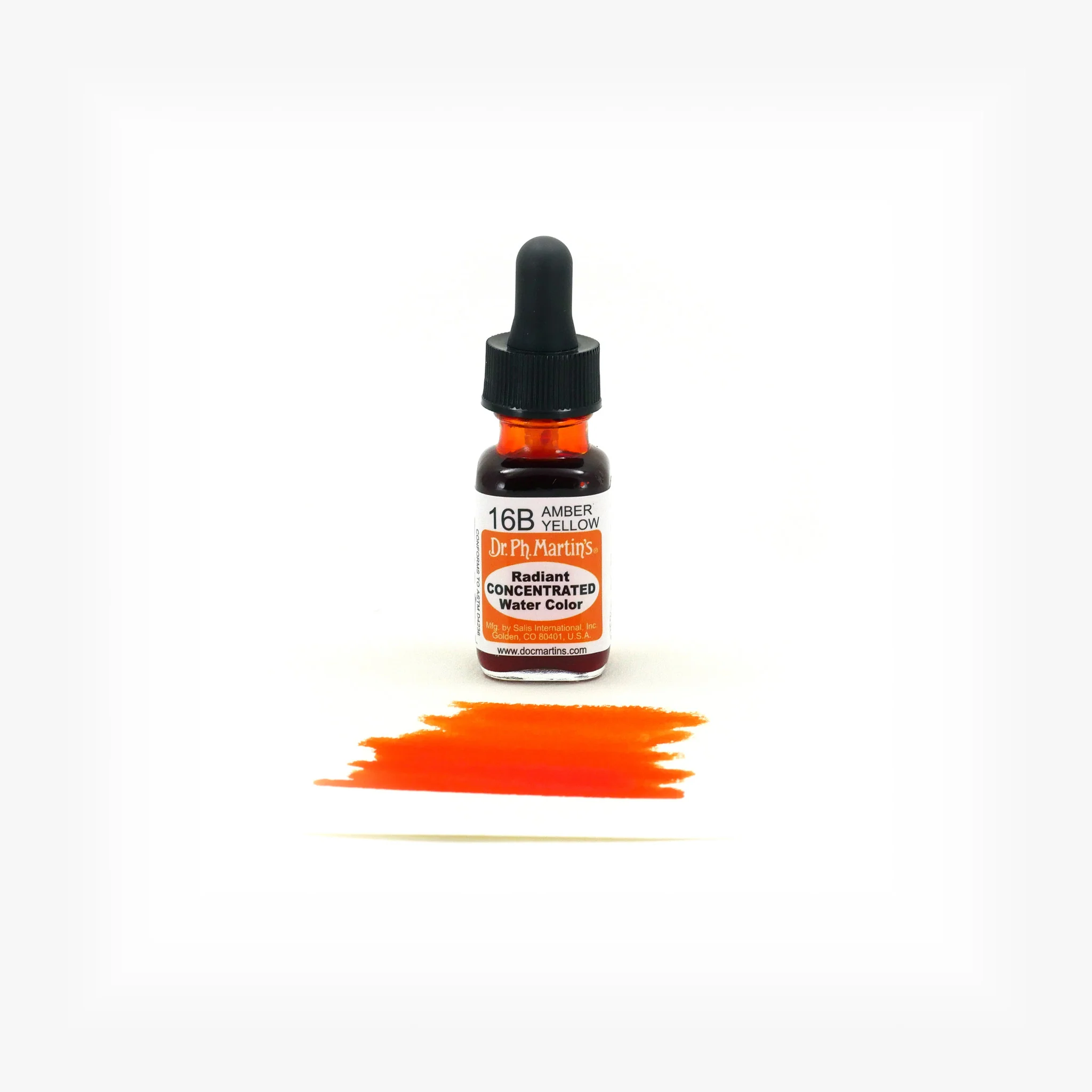 Radiant Concentrated Water Color, 0.5 oz, Amber Yellow (16B) - Image 2