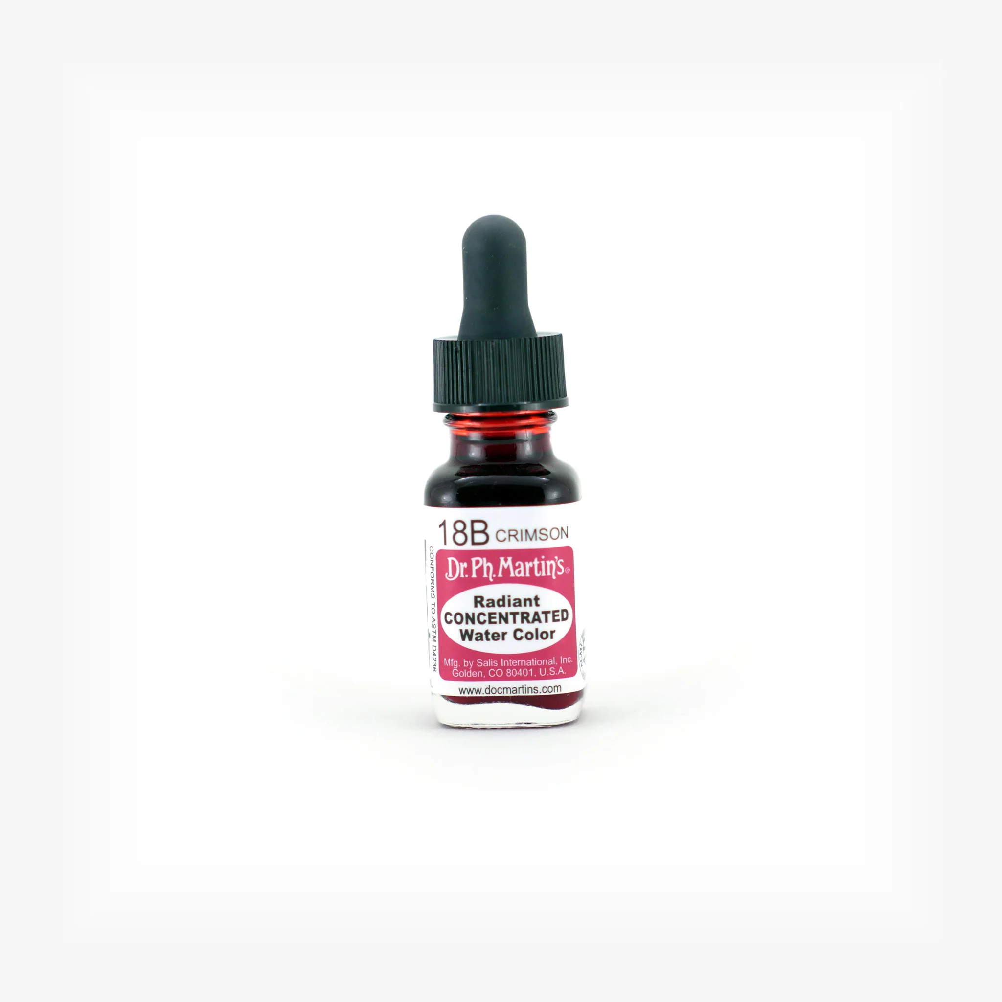 Radiant Concentrated Water Color, 0.5 oz, Crimson (18B)
