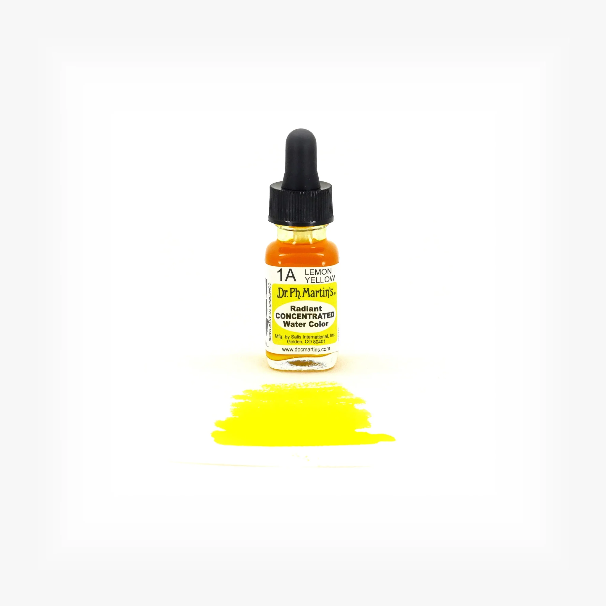 Radiant Concentrated Water Color, 0.5 oz, Lemon Yellow (1A) - Image 2