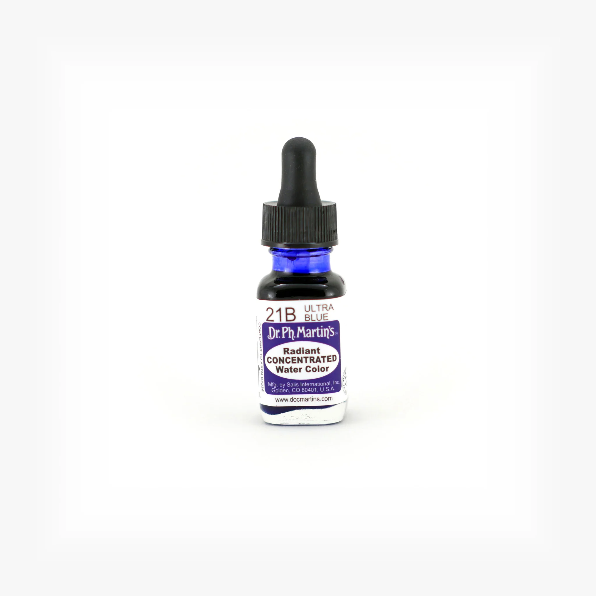 Radiant Concentrated Water Color, 0.5 oz, Ultra Blue (21B)