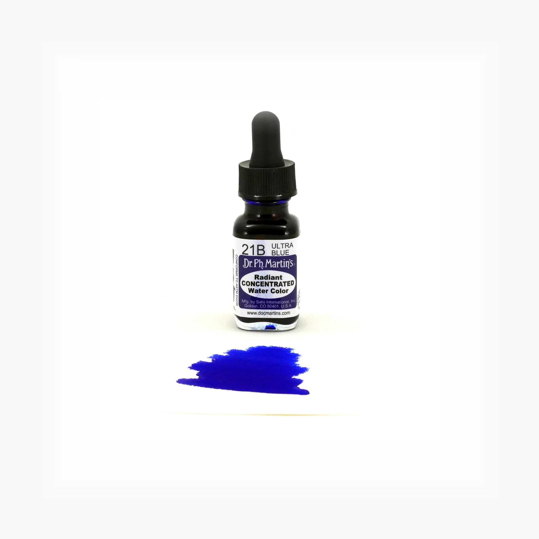 Radiant Concentrated Water Color, 0.5 oz, Ultra Blue (21B) - Image 2