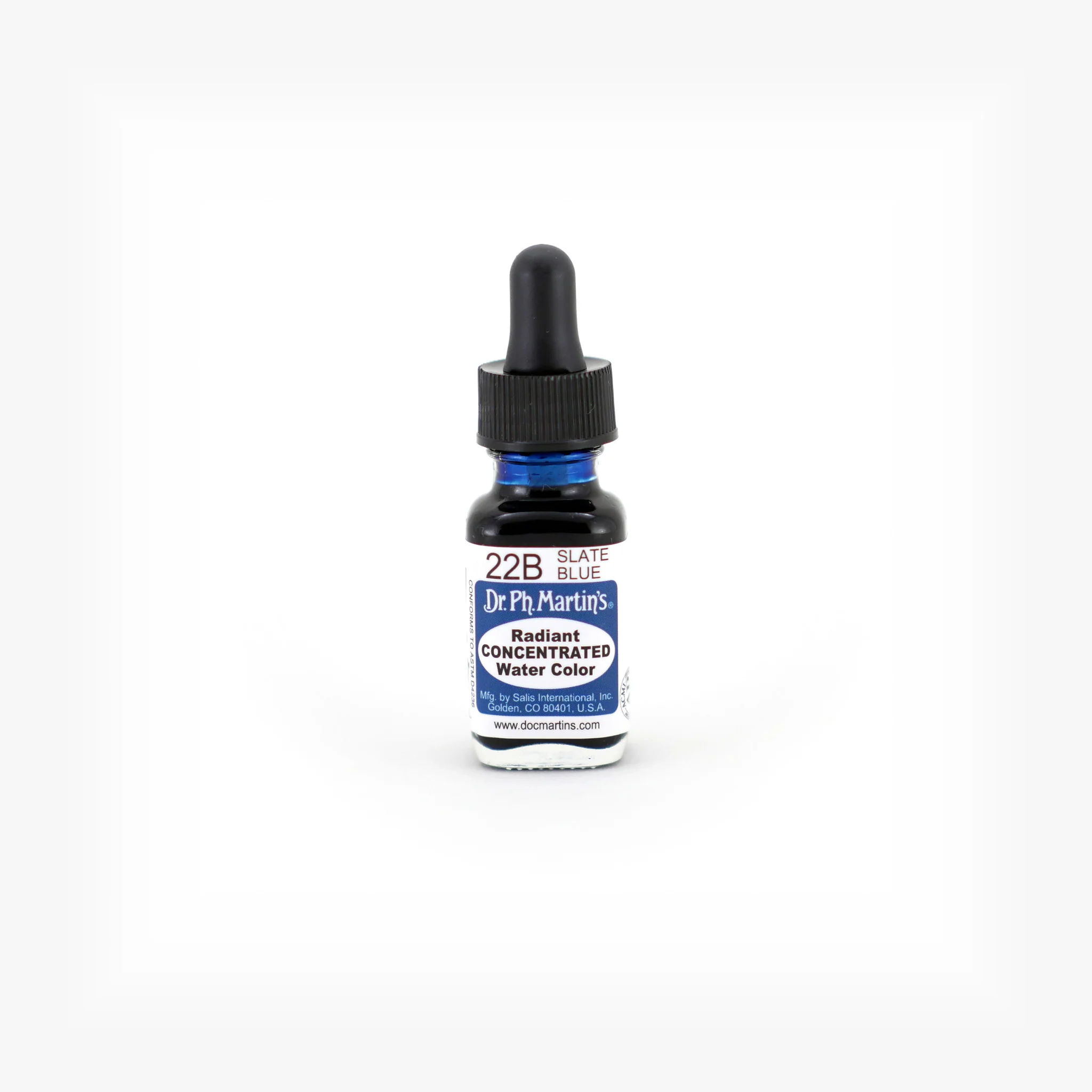 Radiant Concentrated Water Color, 0.5 oz, Slate Blue (22B)