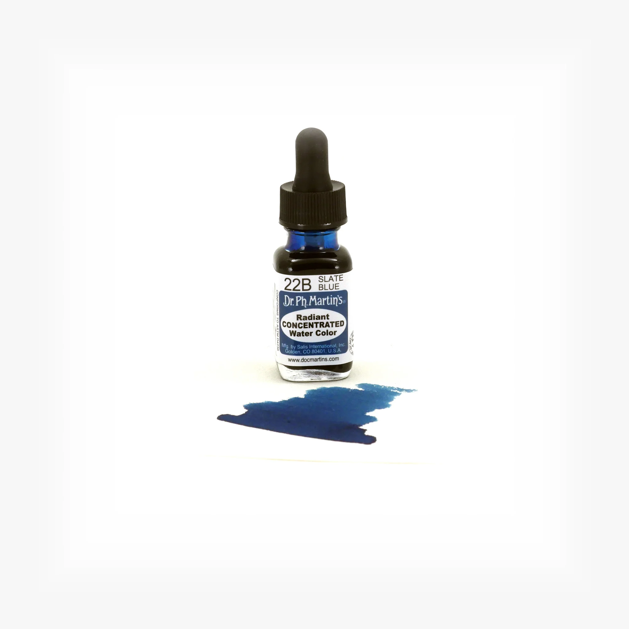 Radiant Concentrated Water Color, 0.5 oz, Slate Blue (22B) - Image 2
