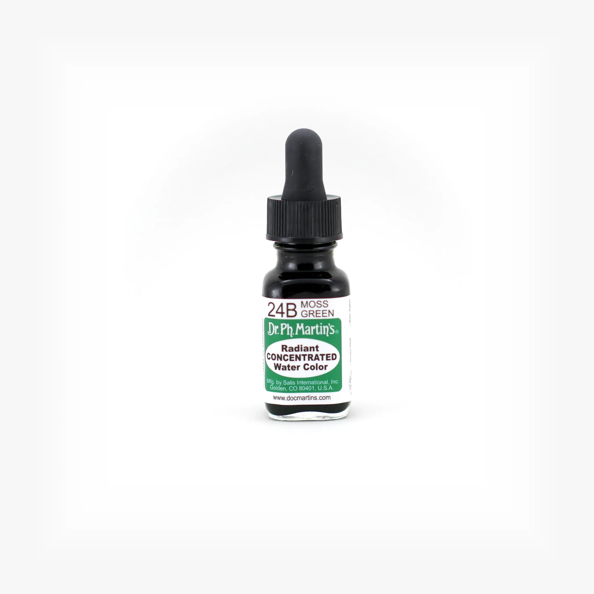 Radiant Concentrated Water Color, 0.5 oz, Moss Green (24B)