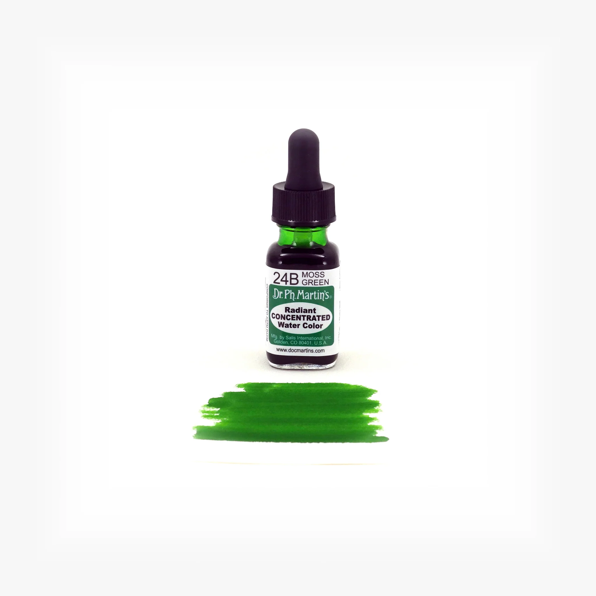 Radiant Concentrated Water Color, 0.5 oz, Moss Green (24B) - Image 2