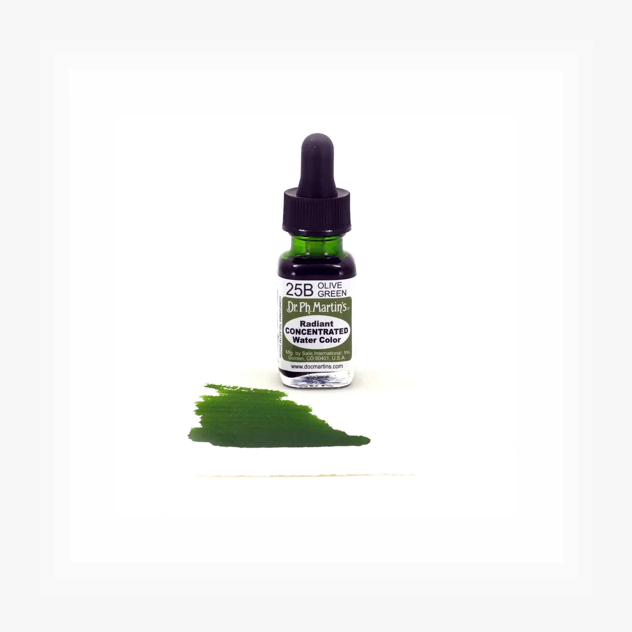 Radiant Concentrated Water Color, 0.5 oz, Olive Green (25B) - Image 2
