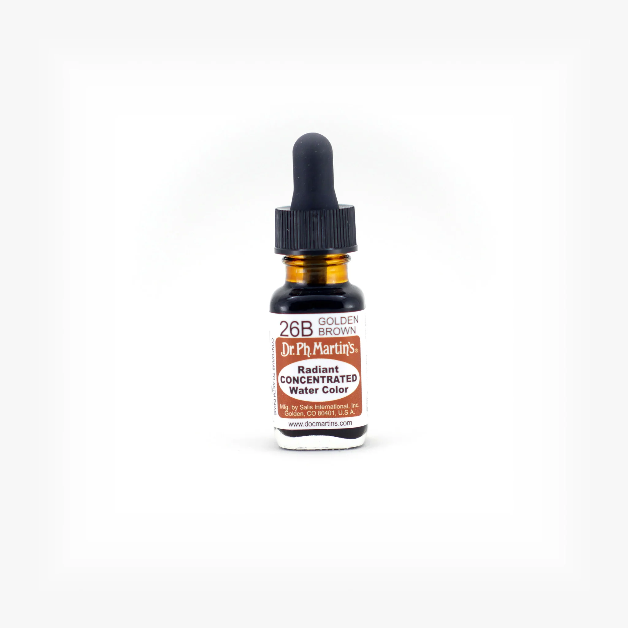 Radiant Concentrated Water Color, 0.5 oz, Golden Brown (26B)