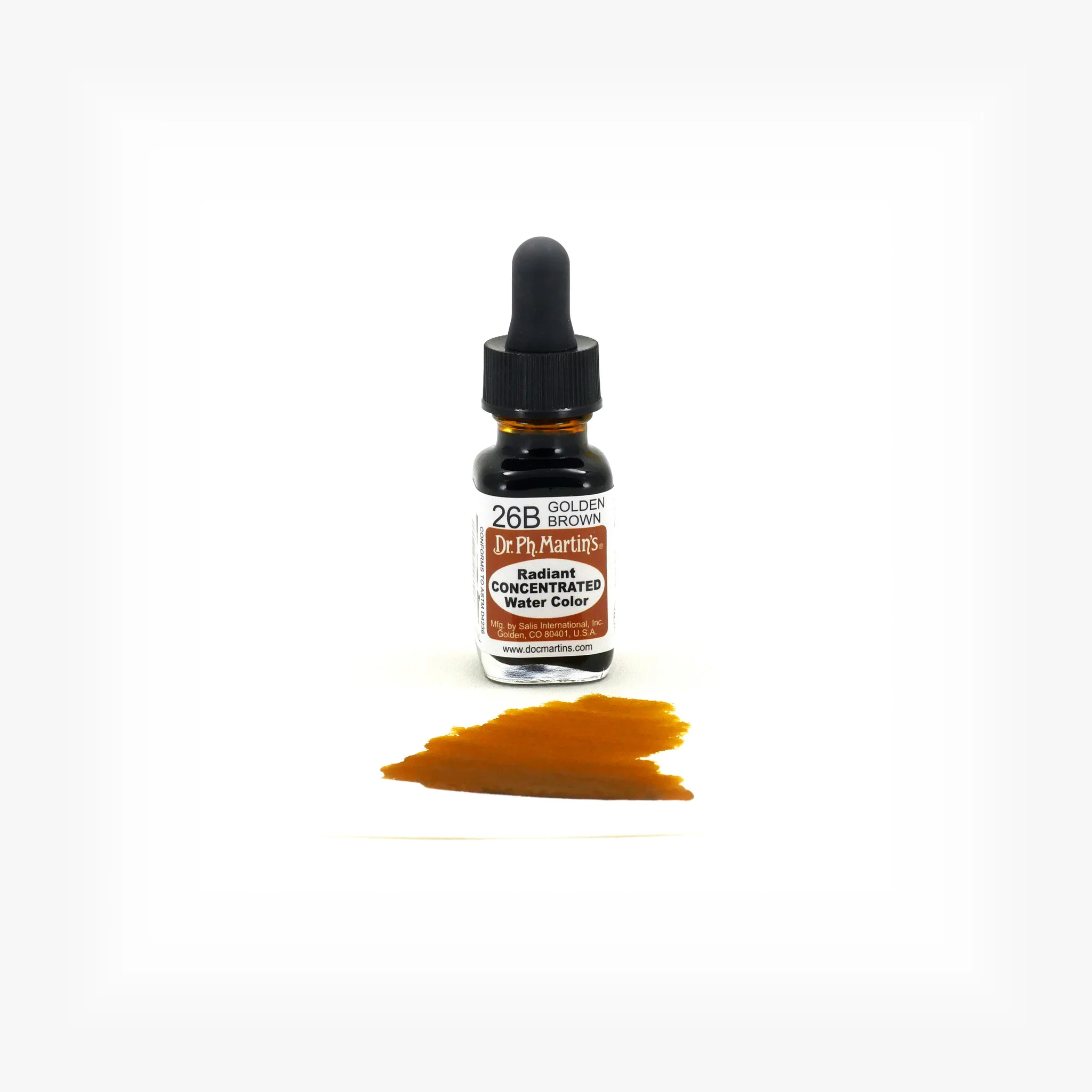 Radiant Concentrated Water Color, 0.5 oz, Golden Brown (26B) - Image 2