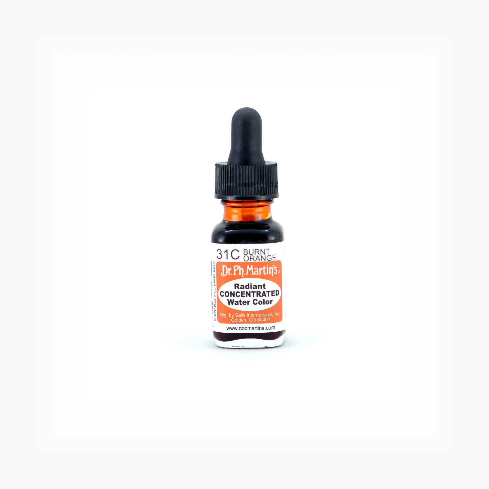 Radiant Concentrated Water Color, 0.5 oz, Burnt Orange (31C)