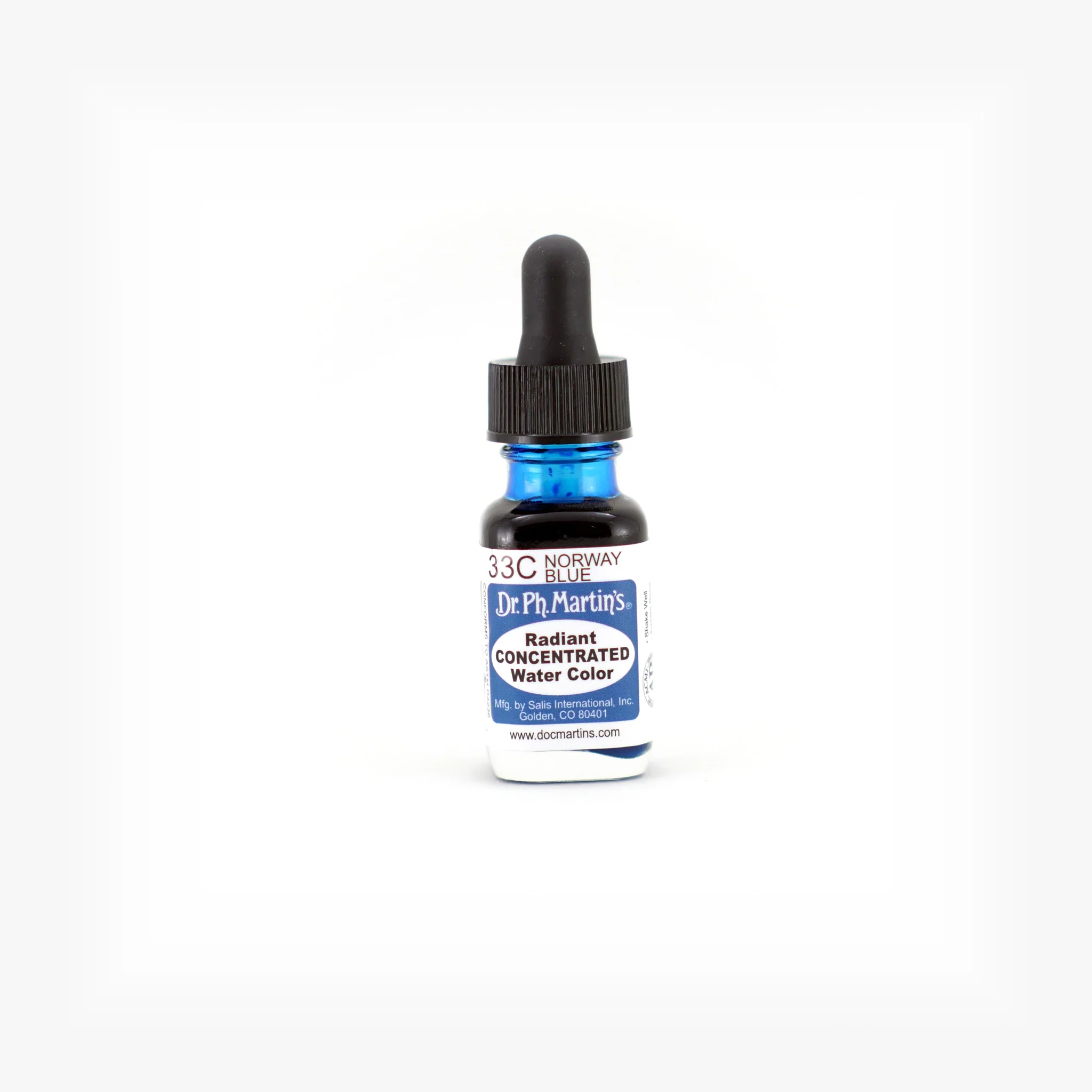 Radiant Concentrated Water Color, 0.5 oz, Norway Blue (33C)