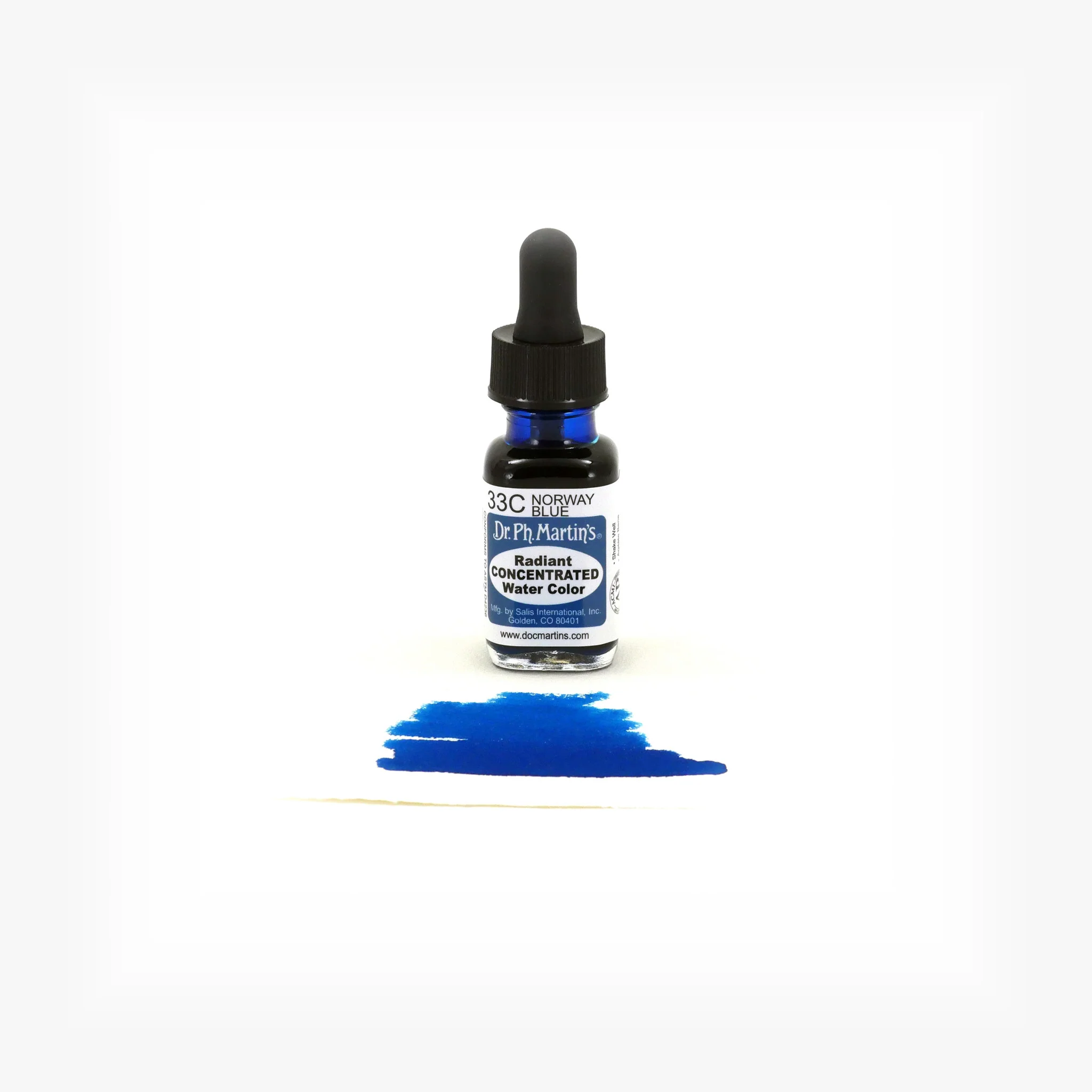 Radiant Concentrated Water Color, 0.5 oz, Norway Blue (33C) - Image 2