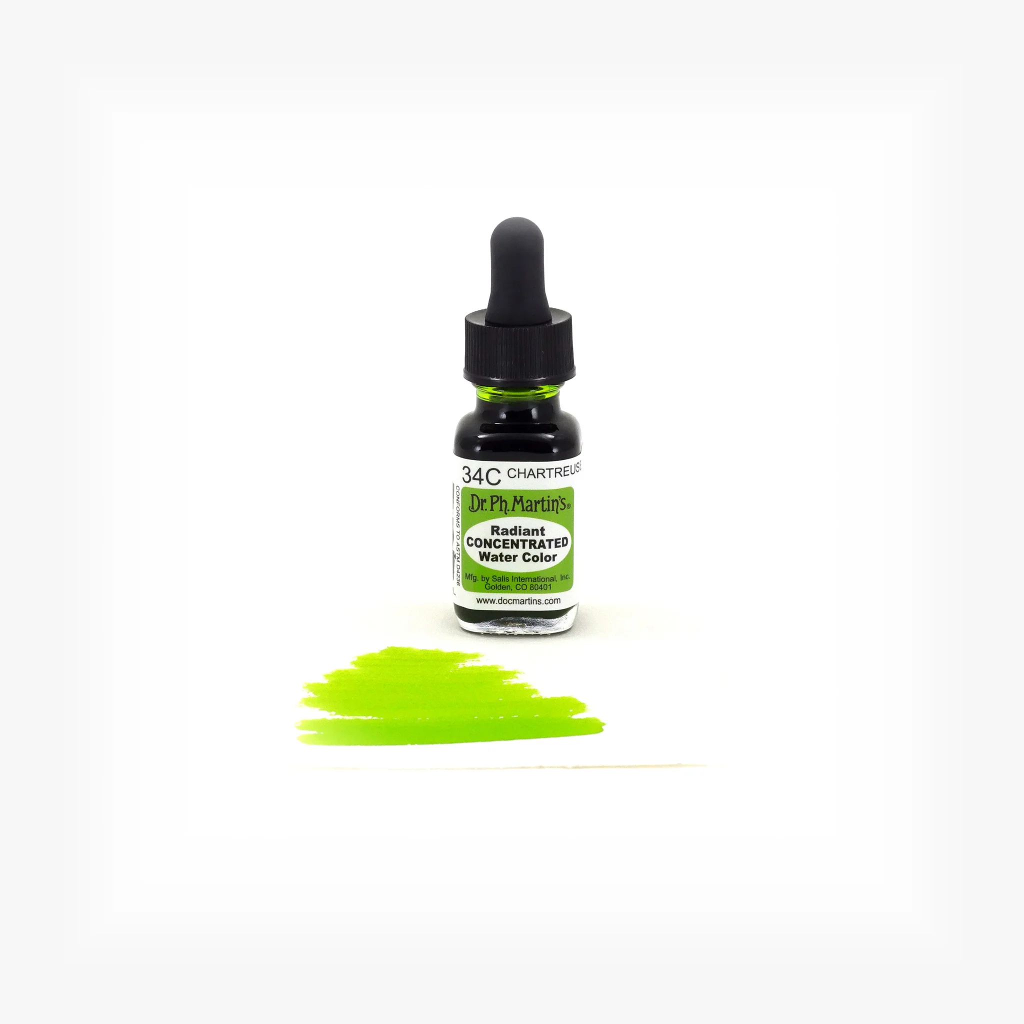 Radiant Concentrated Water Color, 0.5 oz, Chartreuse (34C) - Image 2