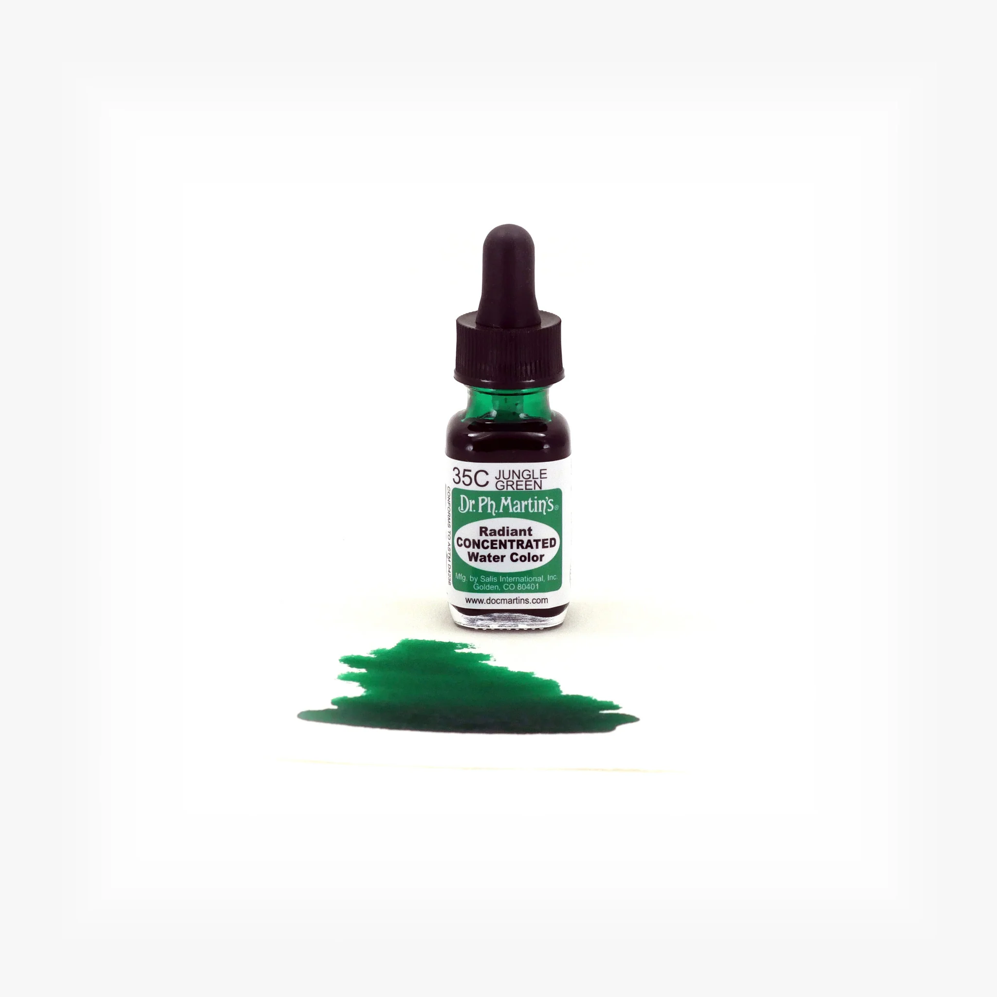 Radiant Concentrated Water Color, 0.5 oz, Jungle Green (35C) - Image 2