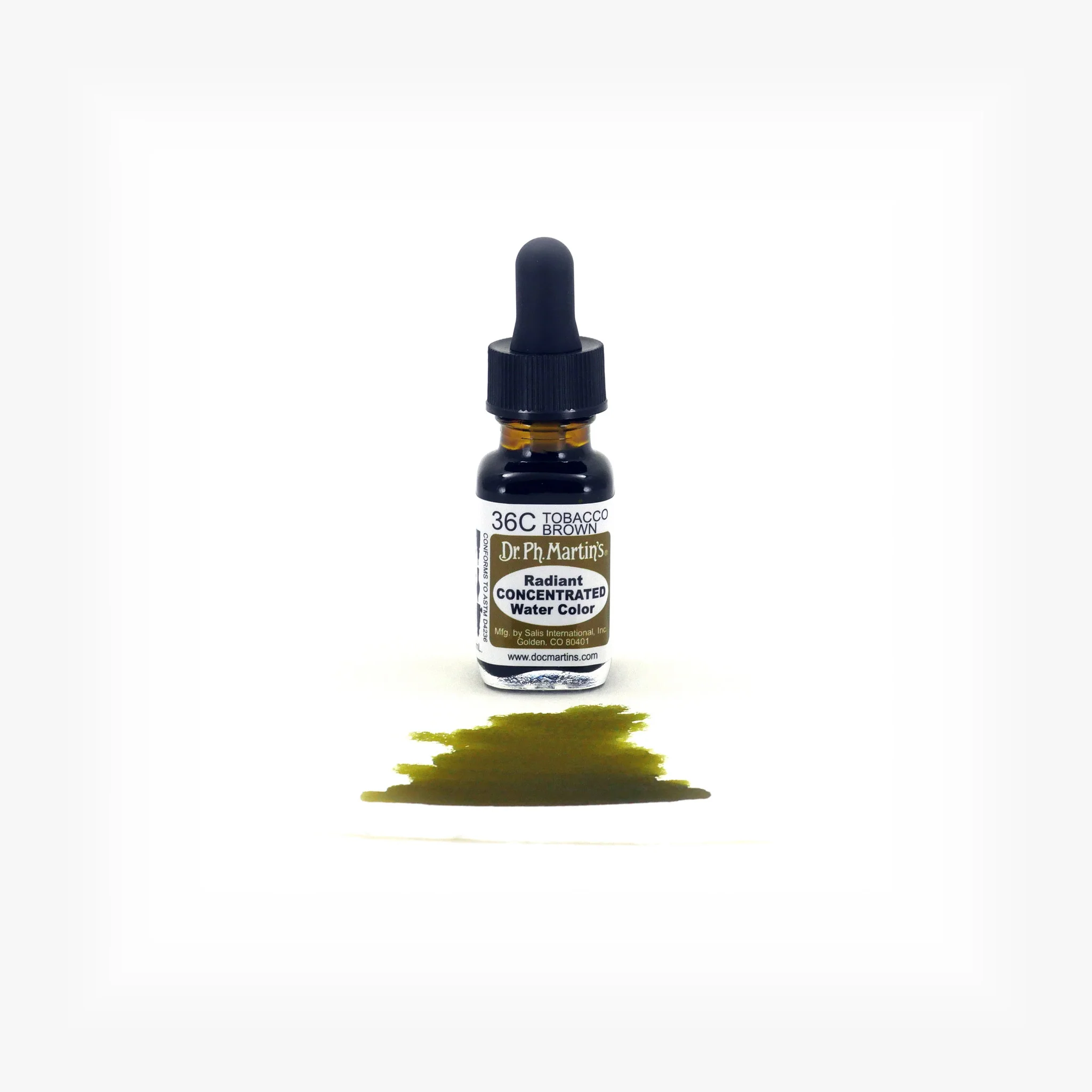 Radiant Concentrated Water Color, 0.5 oz, Tobacco Brown (36C) - Image 2