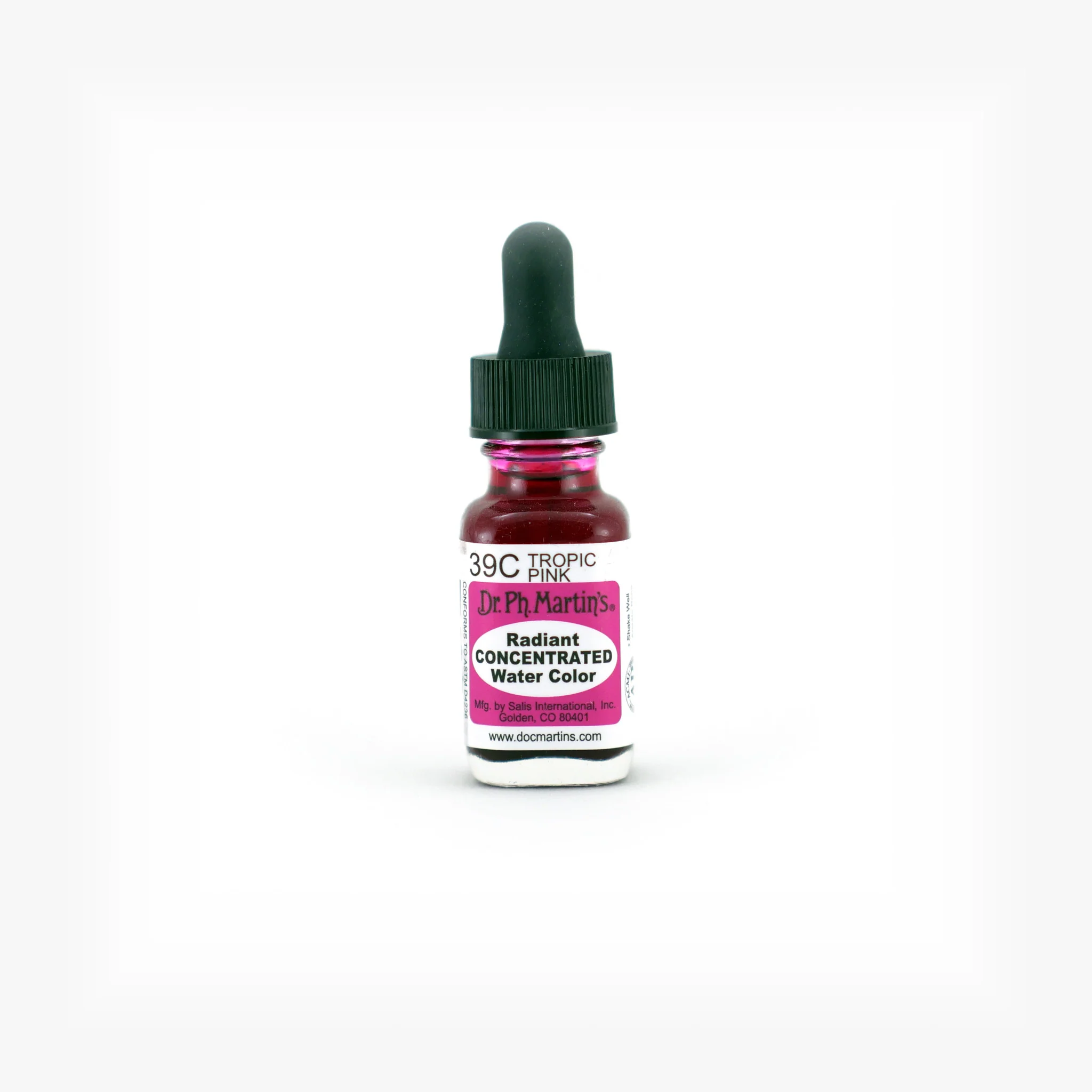 Radiant Concentrated Water Color, 0.5 oz, Tropic Pink (39C)