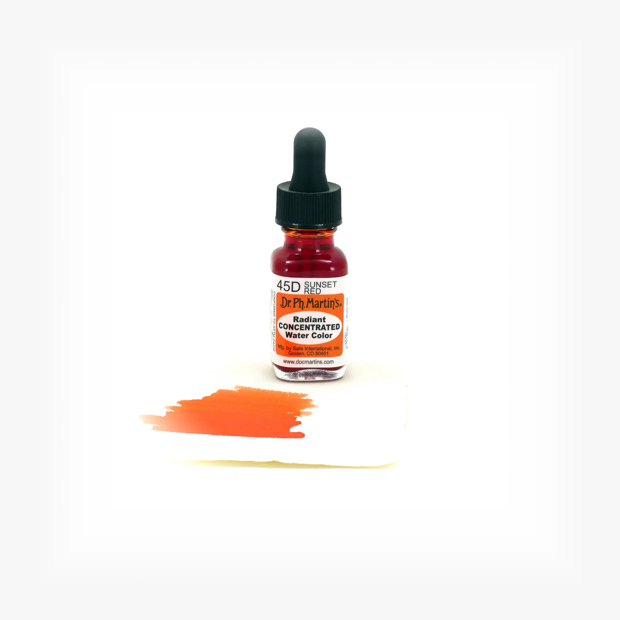 Radiant Concentrated Water Color, 0.5 oz, Sunset Red (45D) - Image 2
