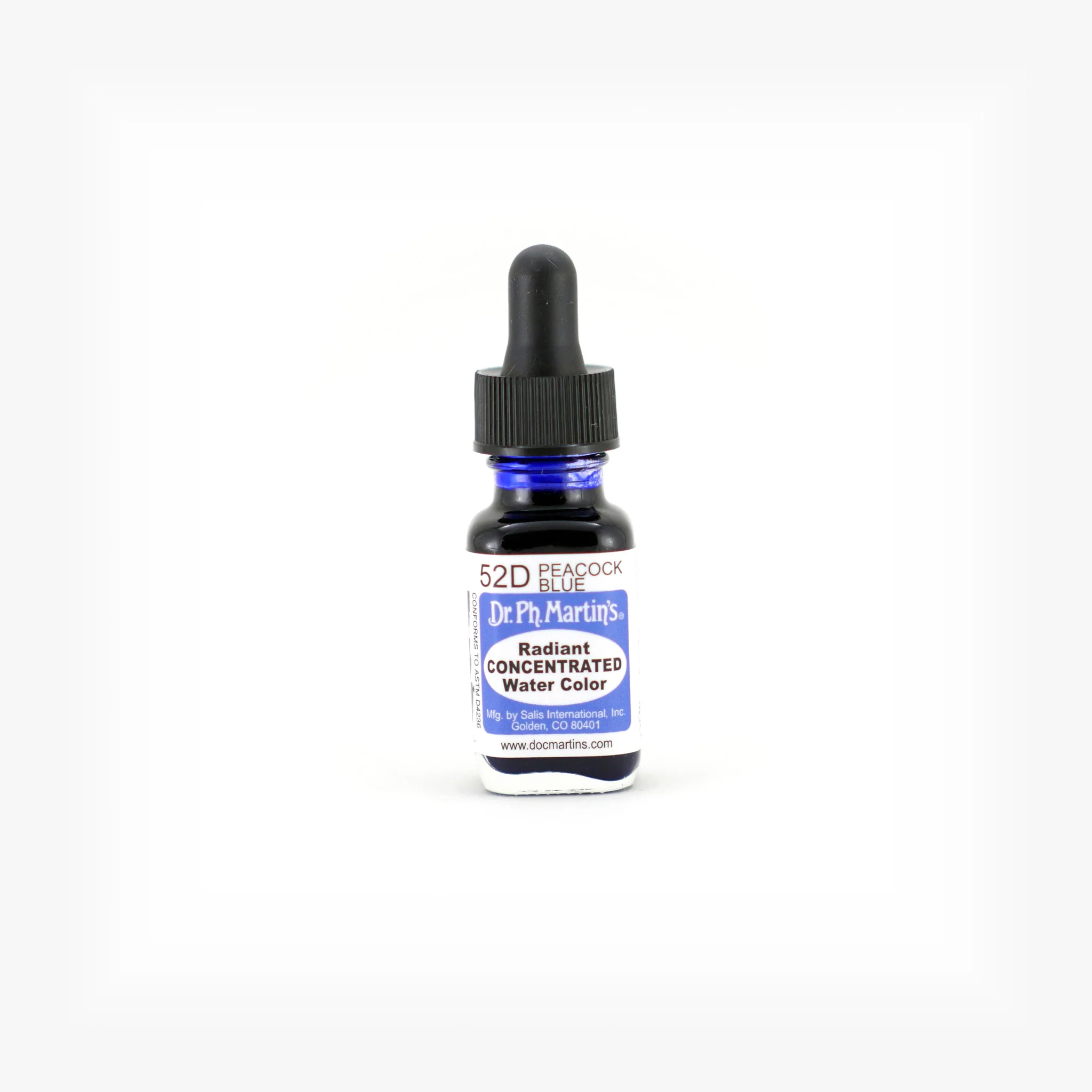Radiant Concentrated Water Color, 0.5 oz, Peacock Blue (52D)