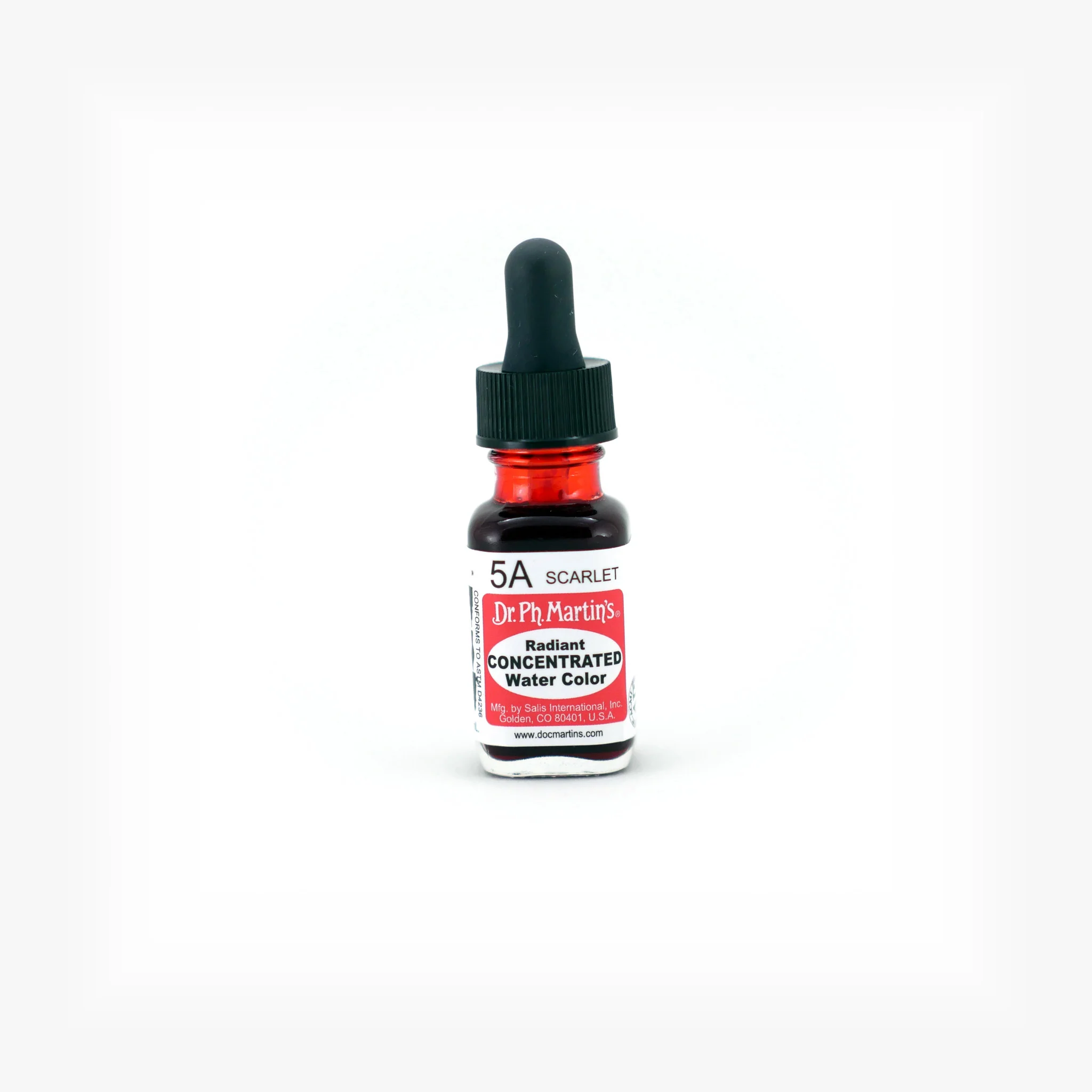 Radiant Concentrated Water Color, 0.5 oz, Scarlet (5A)