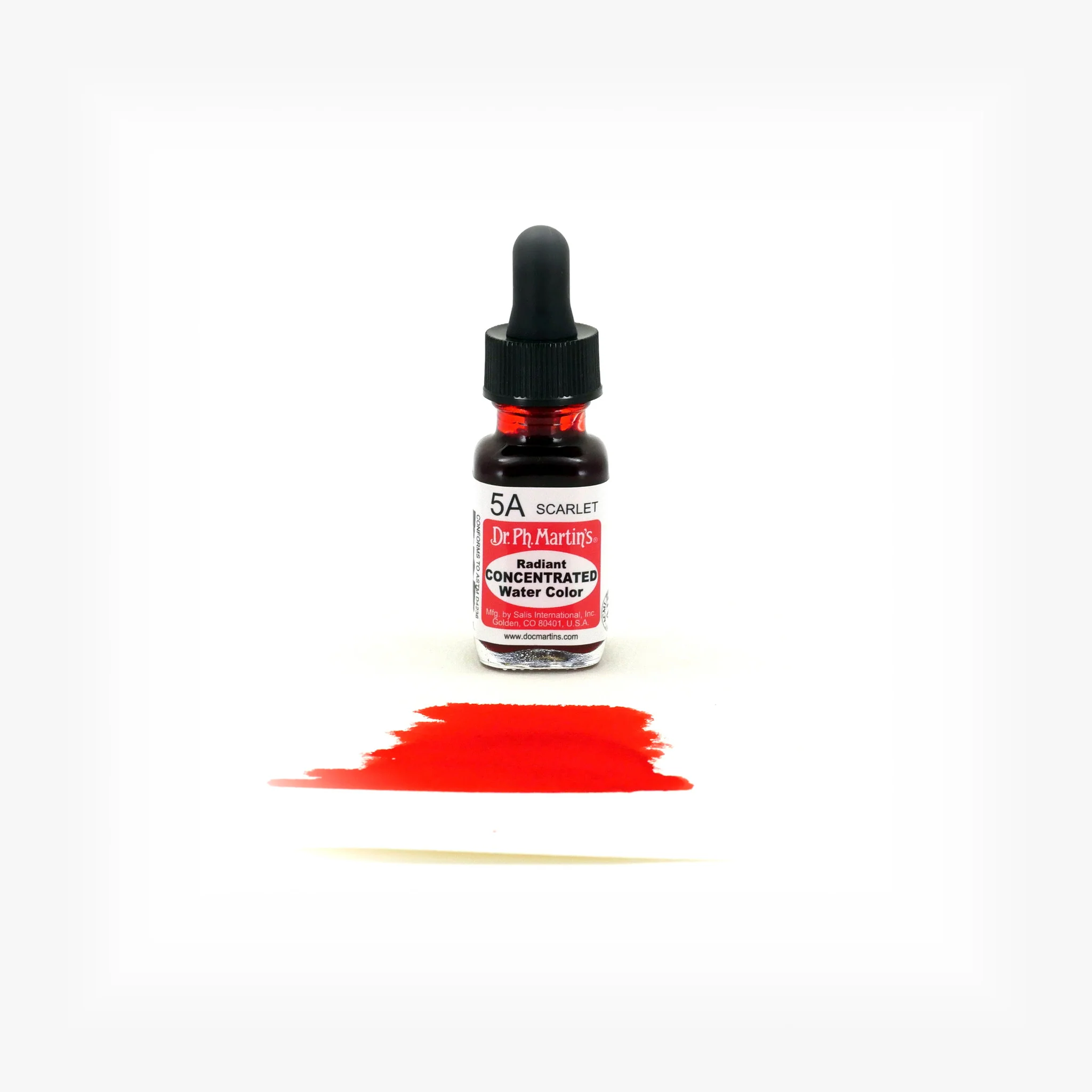 Radiant Concentrated Water Color, 0.5 oz, Scarlet (5A) - Image 2