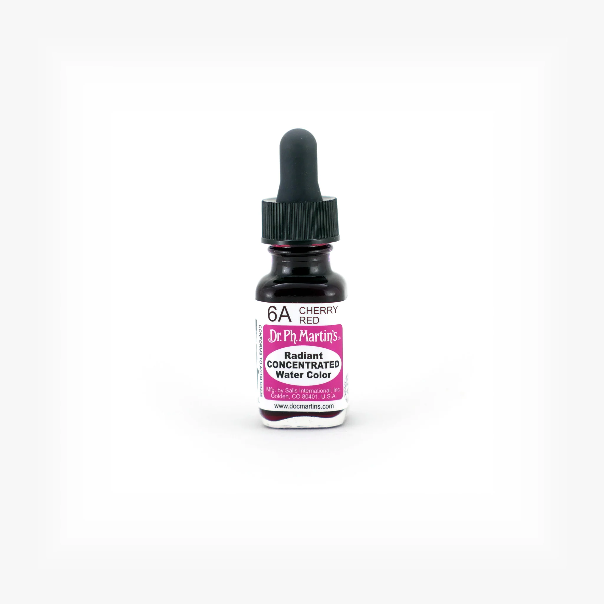 Radiant Concentrated Water Color, 0.5 oz, Cherry Red (6A)