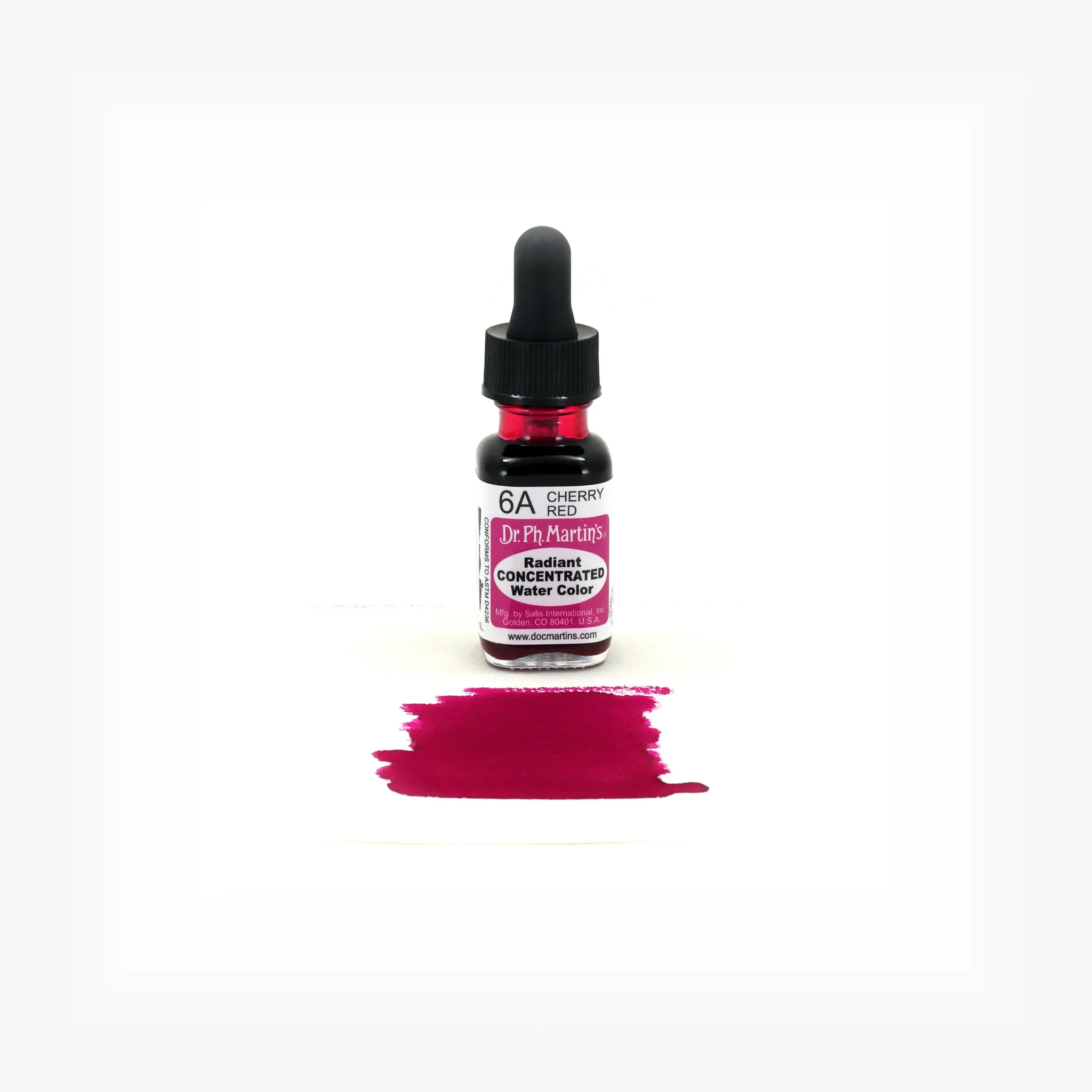 Radiant Concentrated Water Color, 0.5 oz, Cherry Red (6A) - Image 2