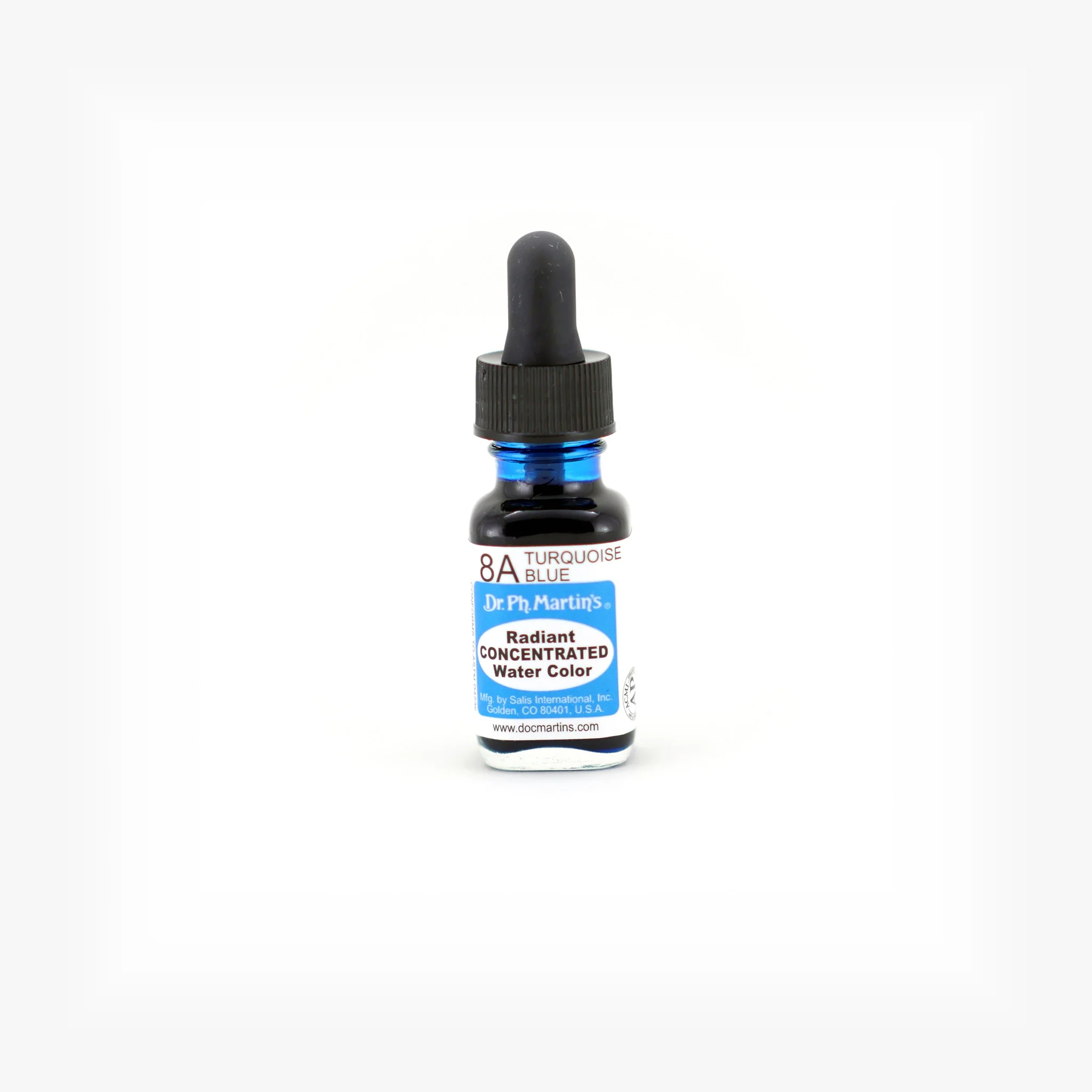 Radiant Concentrated Water Color, 0.5 oz, Turquoise Blue (8A)