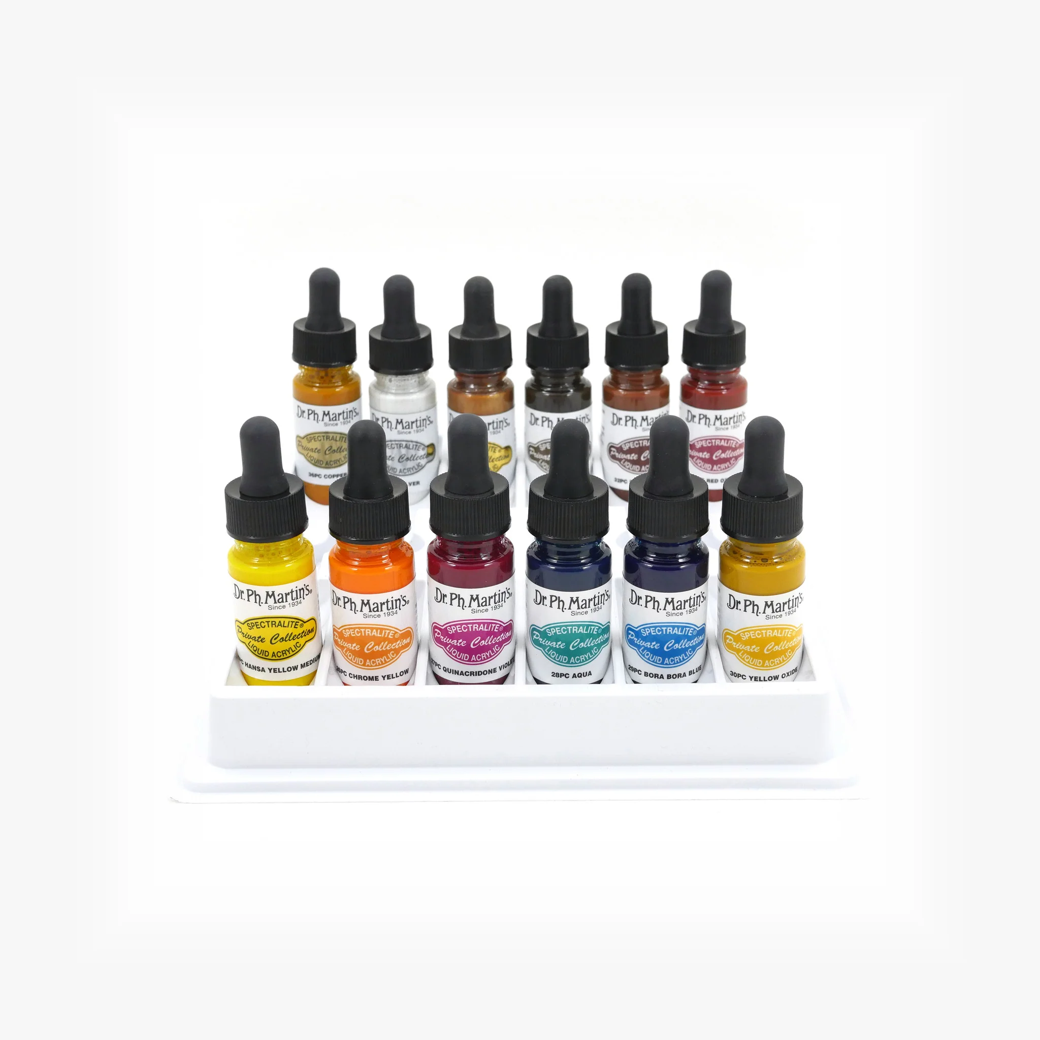 Spectralite Private Collection Liquid Acrylics, 0.5 oz, Set 3 - Image 3