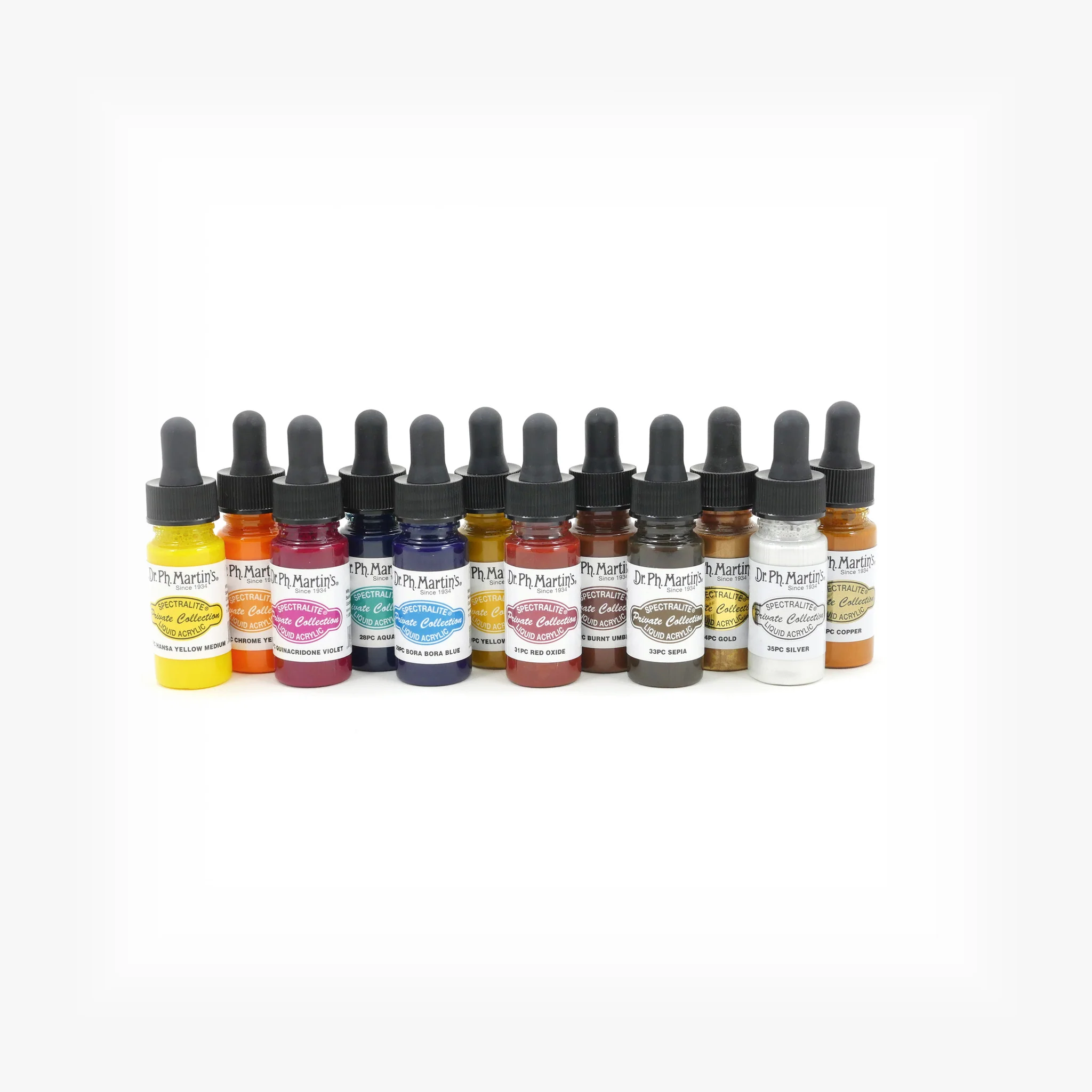 Spectralite Private Collection Liquid Acrylics, 0.5 oz, Set 3 - Image 4
